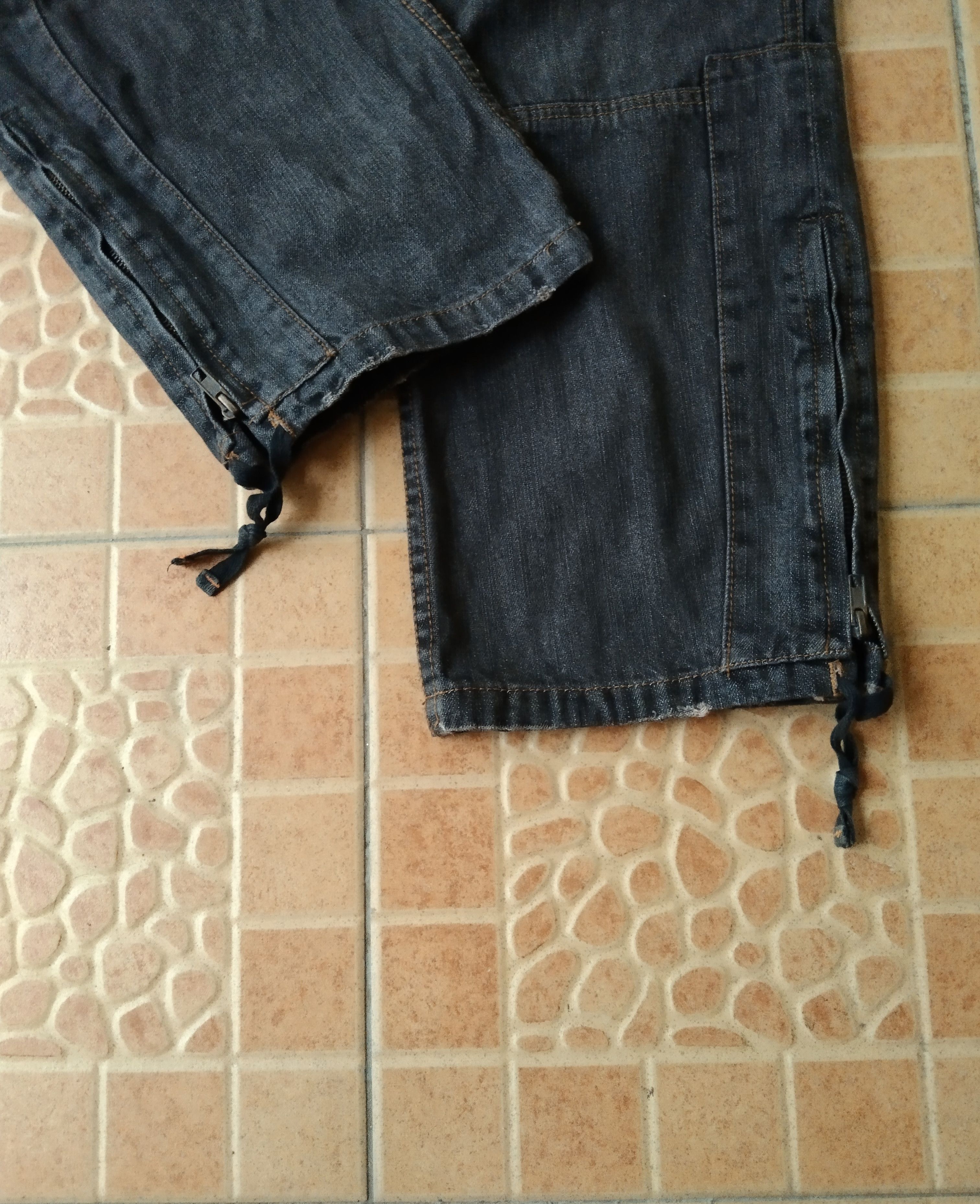 Japanese Brand BONDAGE ZIPPER CARGO PANTS JUNGLE STORM Size US 31 - 7 Thumbnail