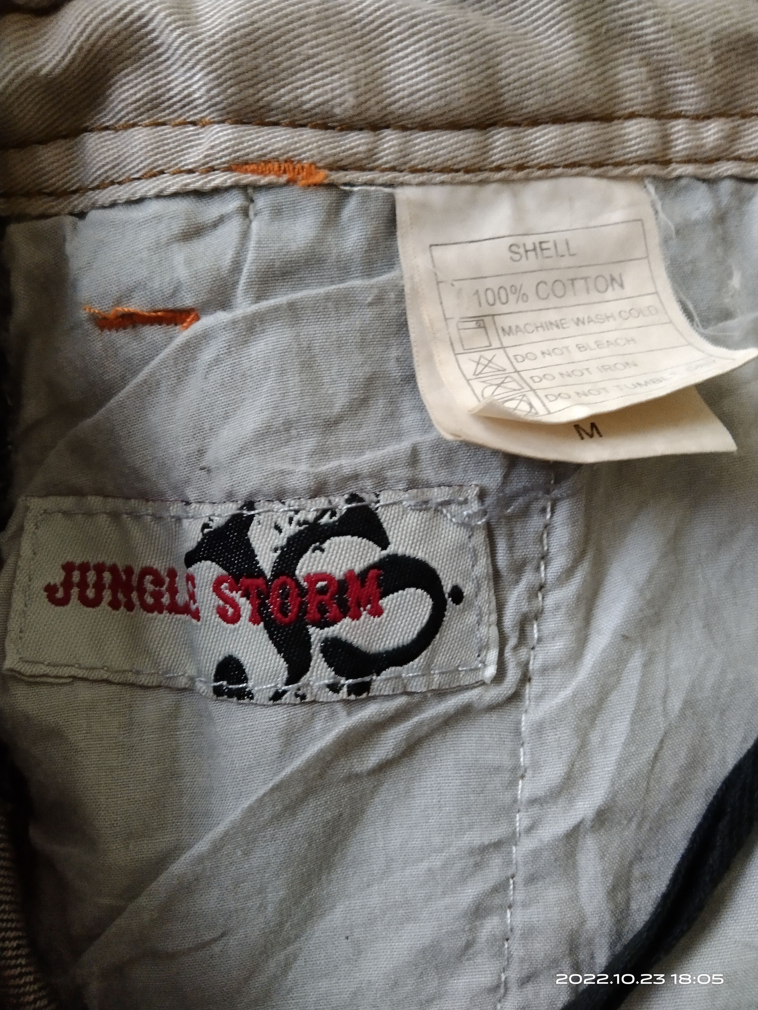 Japanese Brand BONDAGE ZIPPER CARGO PANTS JUNGLE STORM Size US 31 - 8 Thumbnail