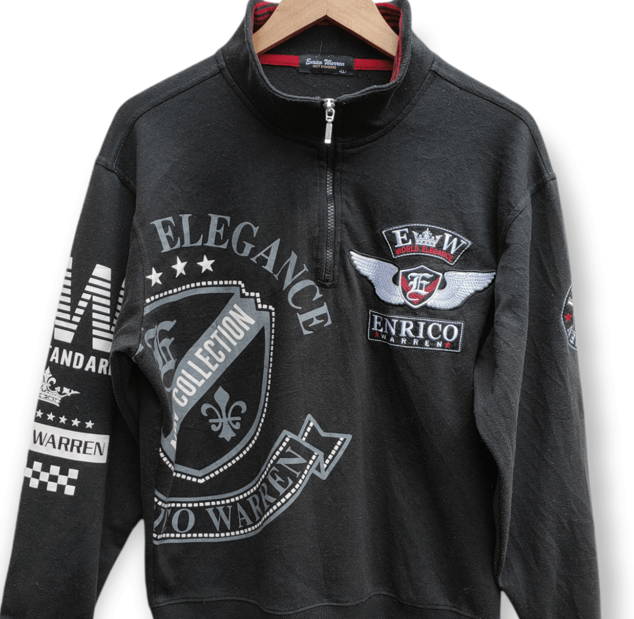 Designer × Japanese Brand Elegance New Collection Enrico Warren Half Zipup Size US L / EU 52-54 / 3 - 2 Thumbnail
