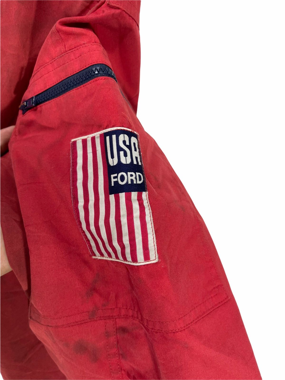 Ford Vtg 90s Ford Mechanic Overalls Jumpsuit 18🟩 Size US 32 / EU 48 - 6 Thumbnail