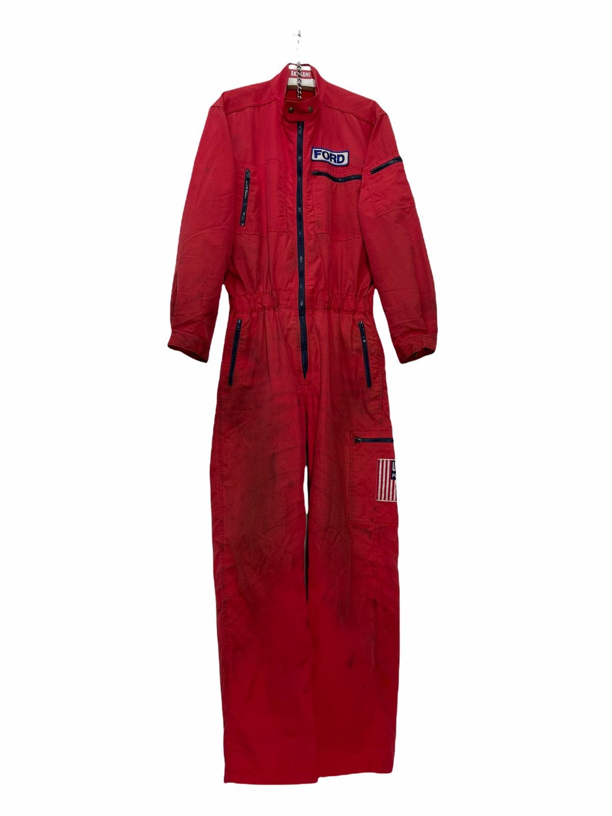 Ford Vtg 90s Ford Mechanic Overalls Jumpsuit 18🟩 Size US 32 / EU 48 - 4 Thumbnail
