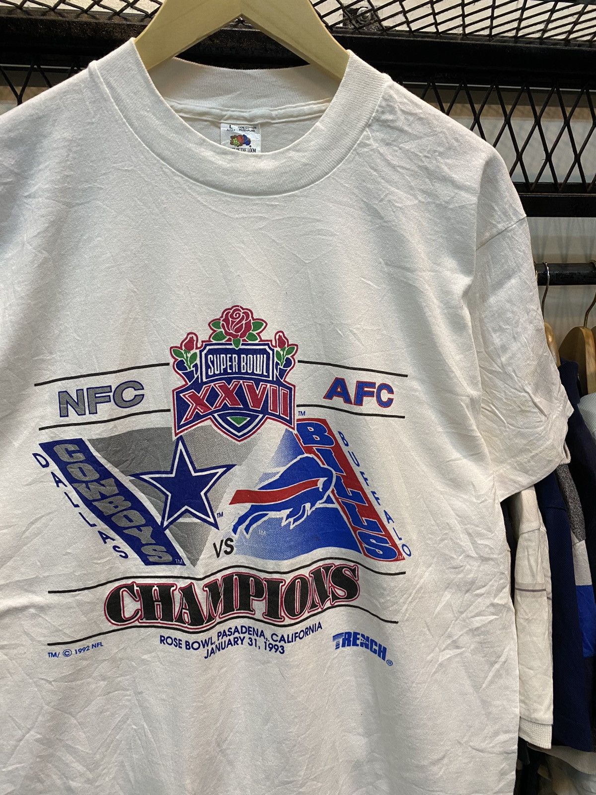 Vintage Dallas Cowboys Vs Buffalo Bills NFL 1993