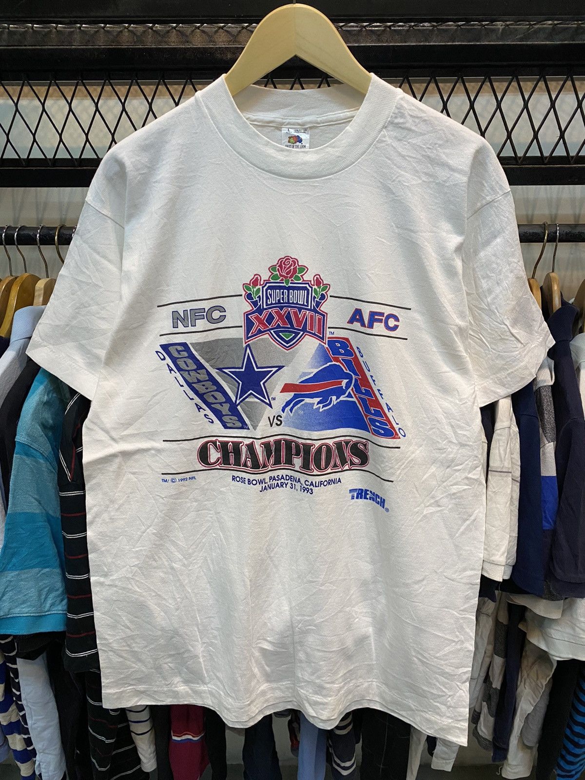 NFL × Other × Vintage Vintage Dallas Cowboys Vs Buffalo Bills NFL 1993 Size US L / EU 52-54 / 3 - 2 Thumbnail