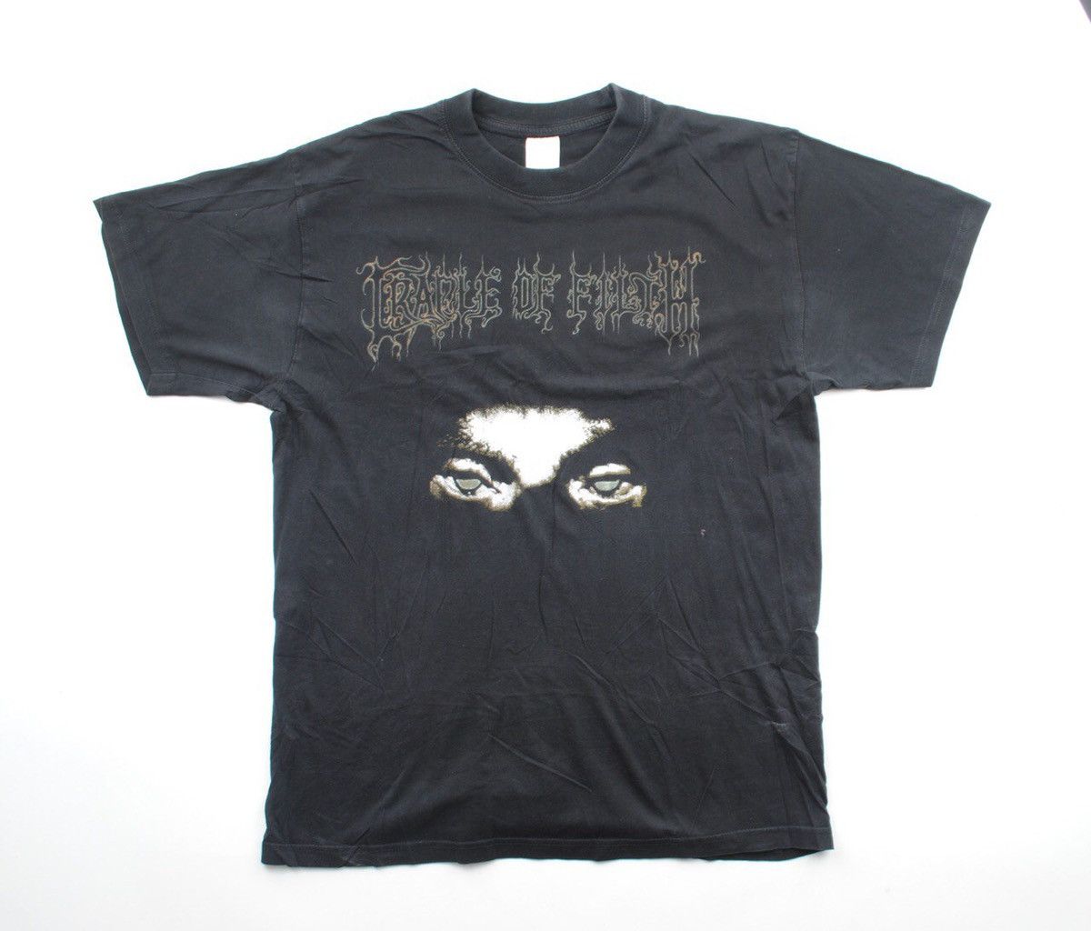 Band Tees Cradle Of Filth Tee T Shirt Vintage 1990s Black Size US XL / EU 56 / 4 - 1 Thumbnail