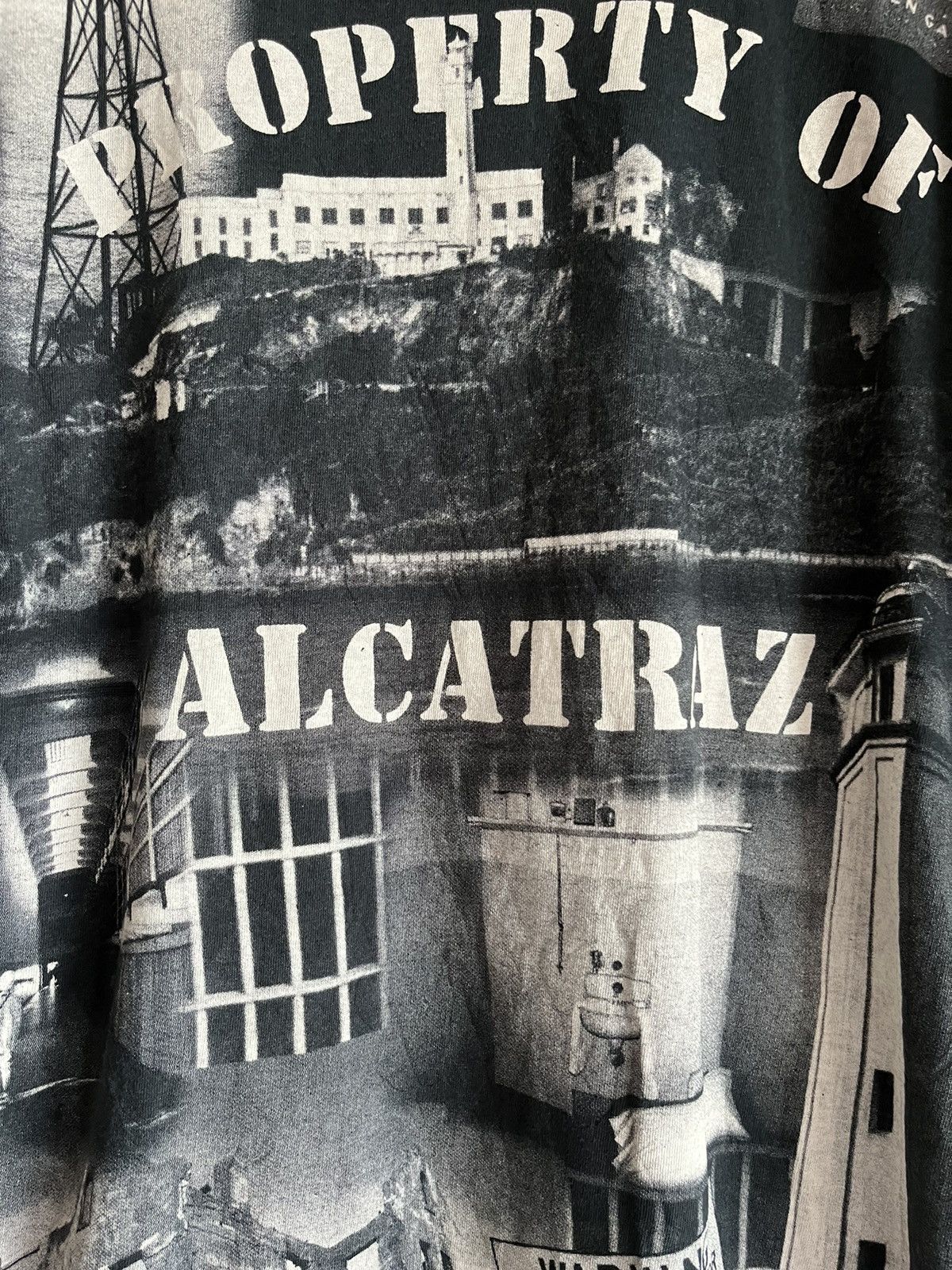 Vintage Property of alcatraz ft63 Size US XL / EU 56 / 4 - 2 Thumbnail