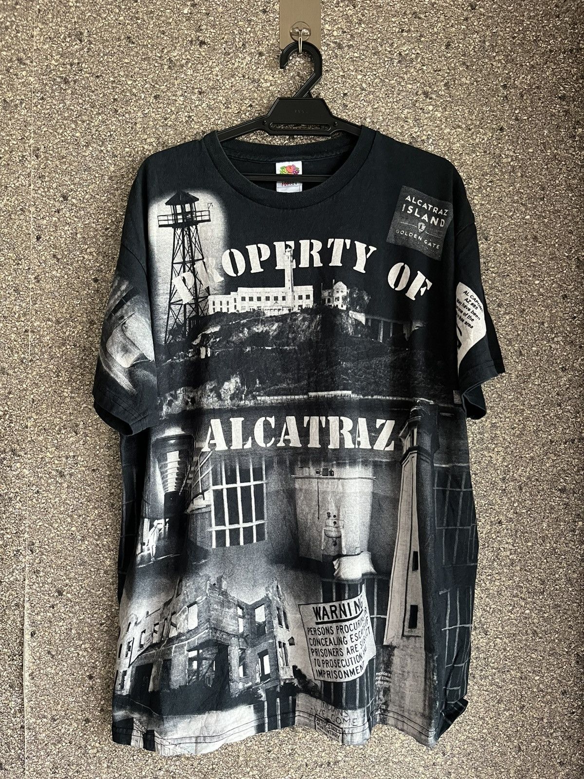 Vintage Property of alcatraz ft63 Size US XL / EU 56 / 4 - 1 Thumbnail