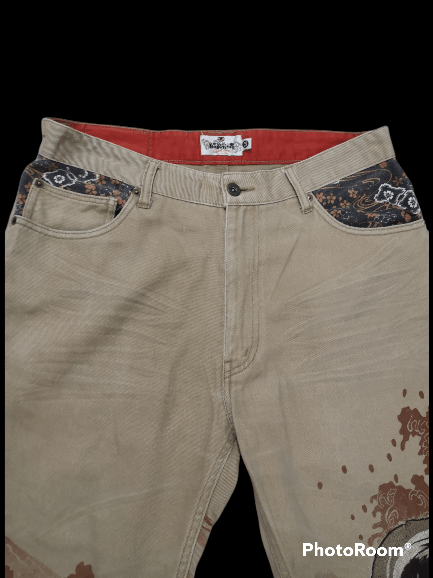 Japanese Brand Japanese 🇯🇵 Kurakuri Tamashi Rare Denim Jeans Size US 33 - 5 Thumbnail