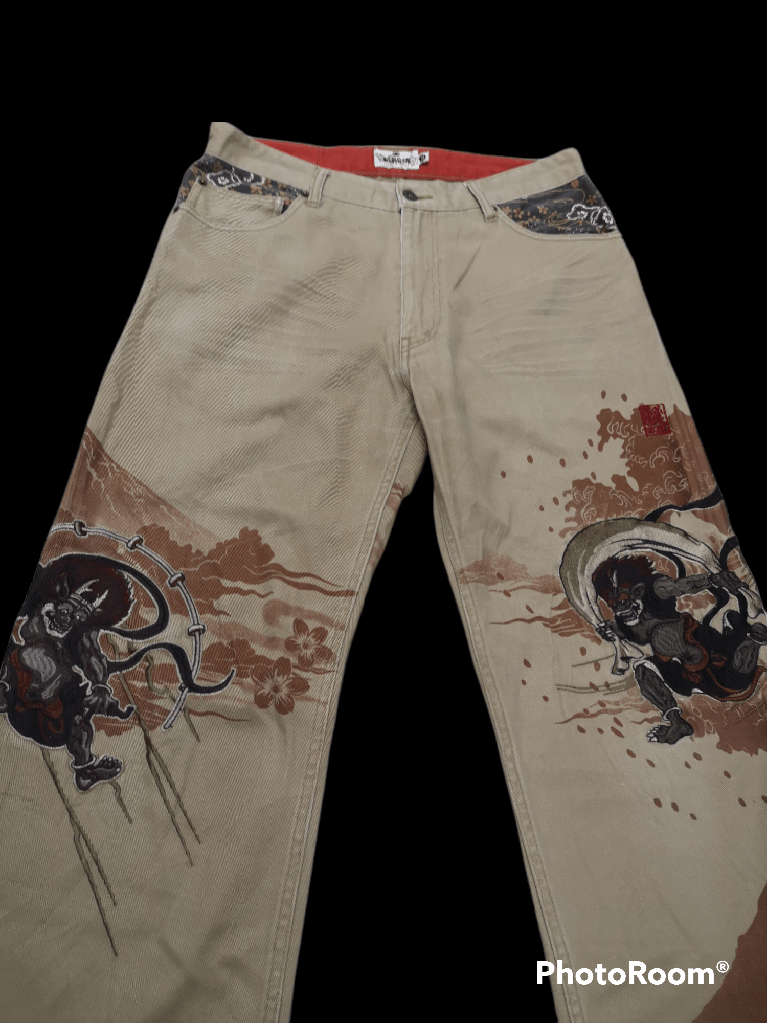 Japanese Brand Japanese 🇯🇵 Kurakuri Tamashi Rare Denim Jeans Size US 33 - 3 Thumbnail
