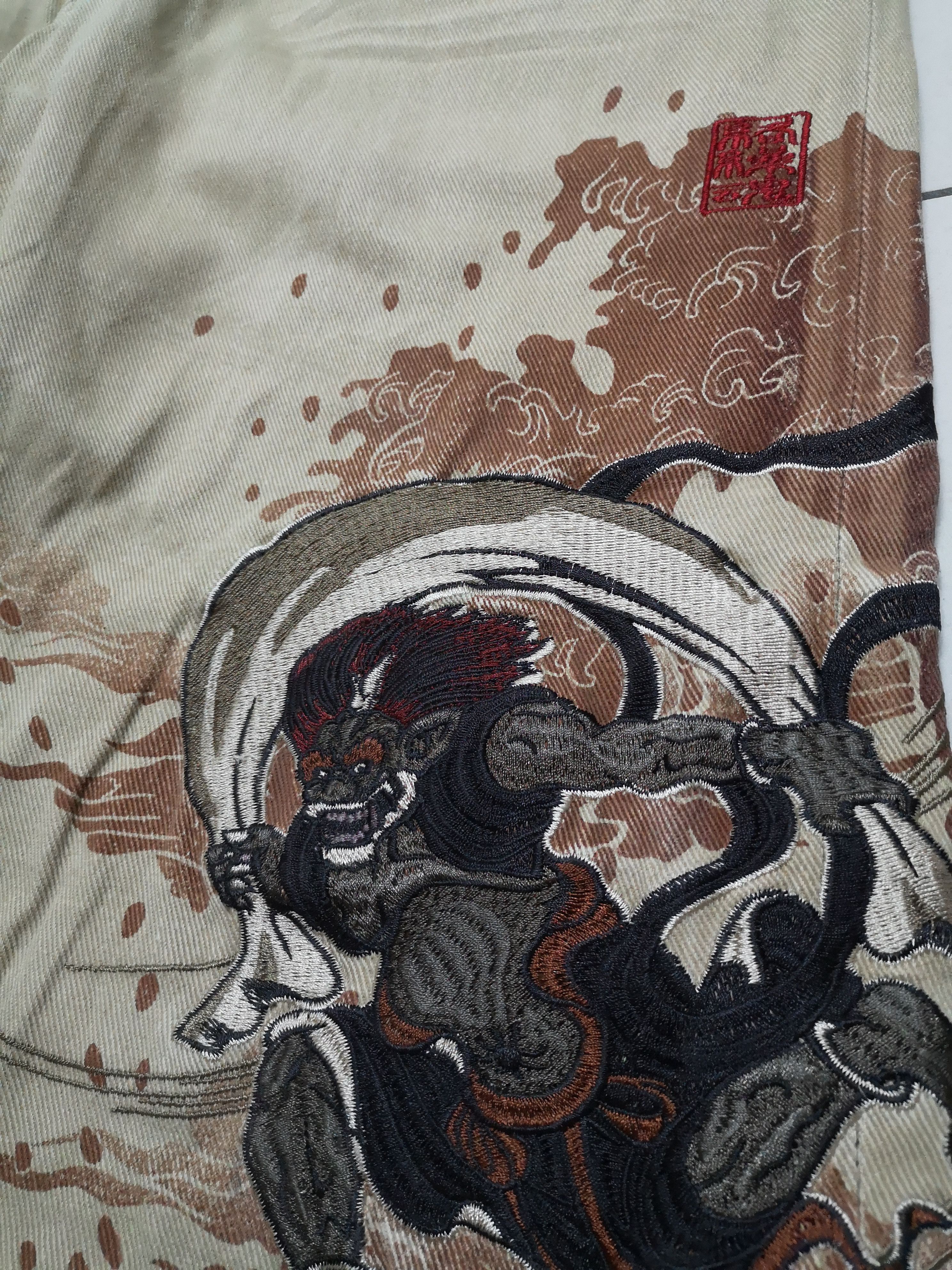 Japanese Brand Japanese 🇯🇵 Kurakuri Tamashi Rare Denim Jeans Size US 33 - 11 Thumbnail