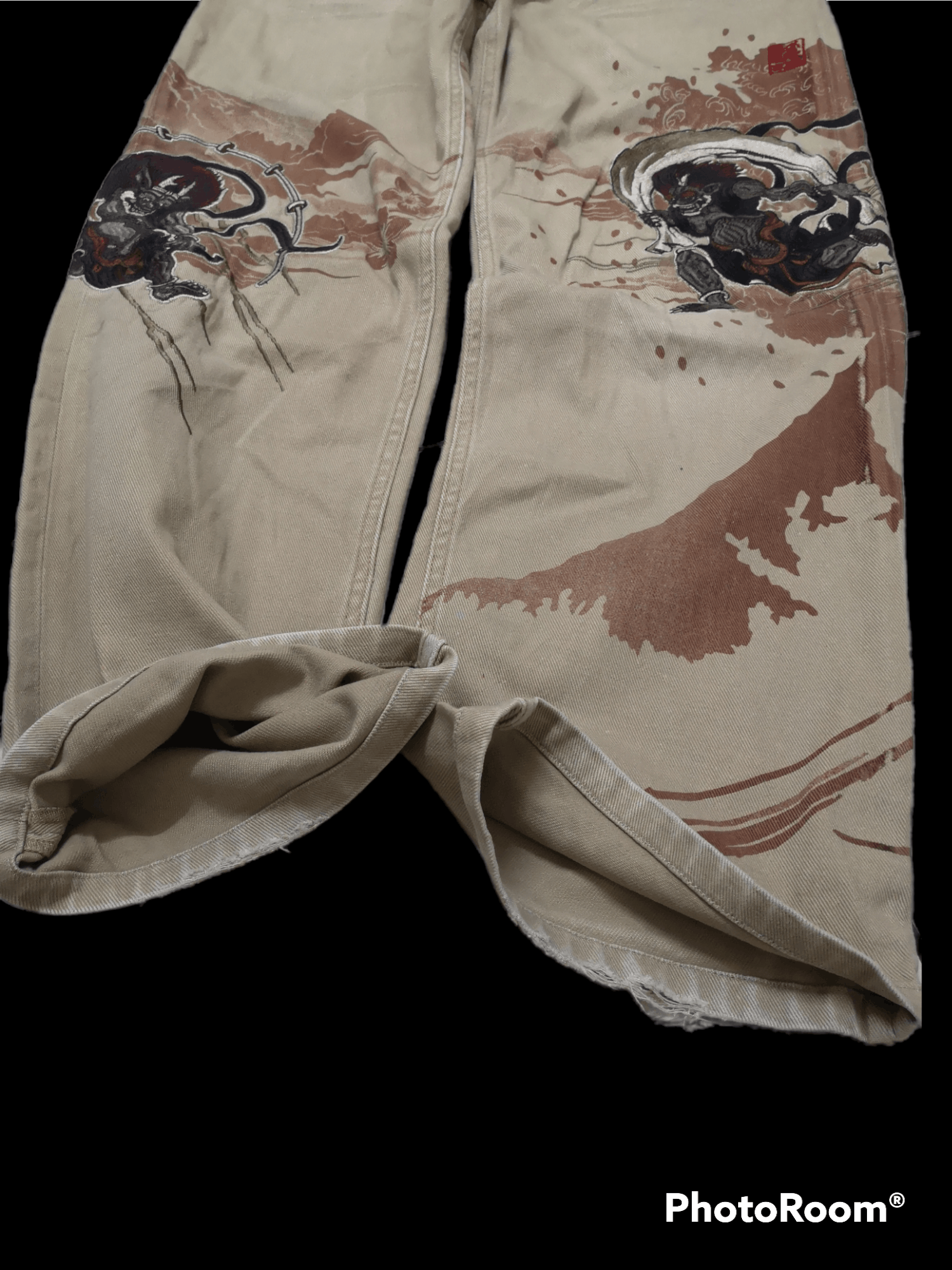 Japanese Brand Japanese 🇯🇵 Kurakuri Tamashi Rare Denim Jeans Size US 33 - 10 Thumbnail
