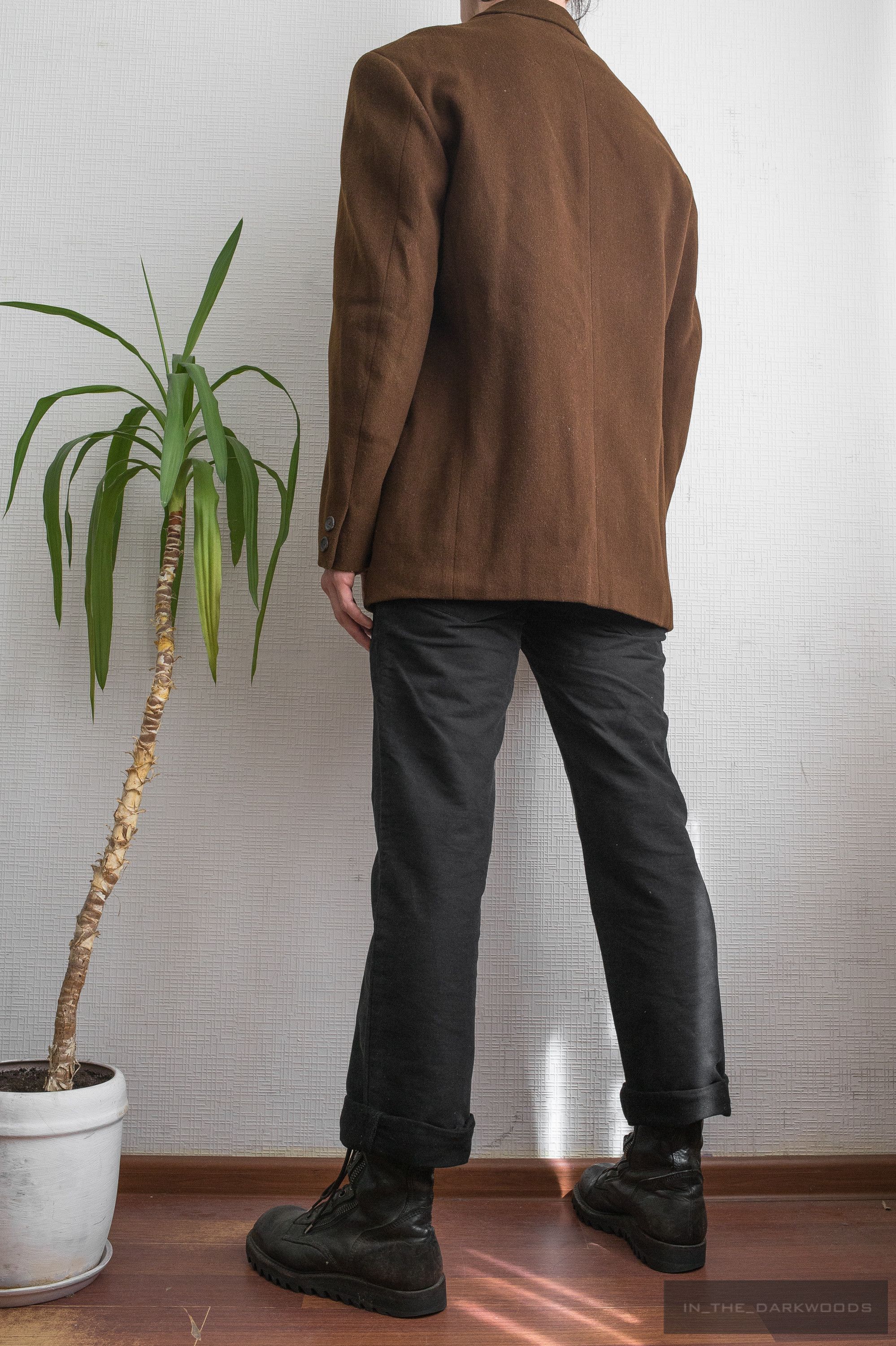Yohji Yamamoto = last drop = double breasted wool jacket Size US M / EU 48-50 / 2 - 4 Thumbnail