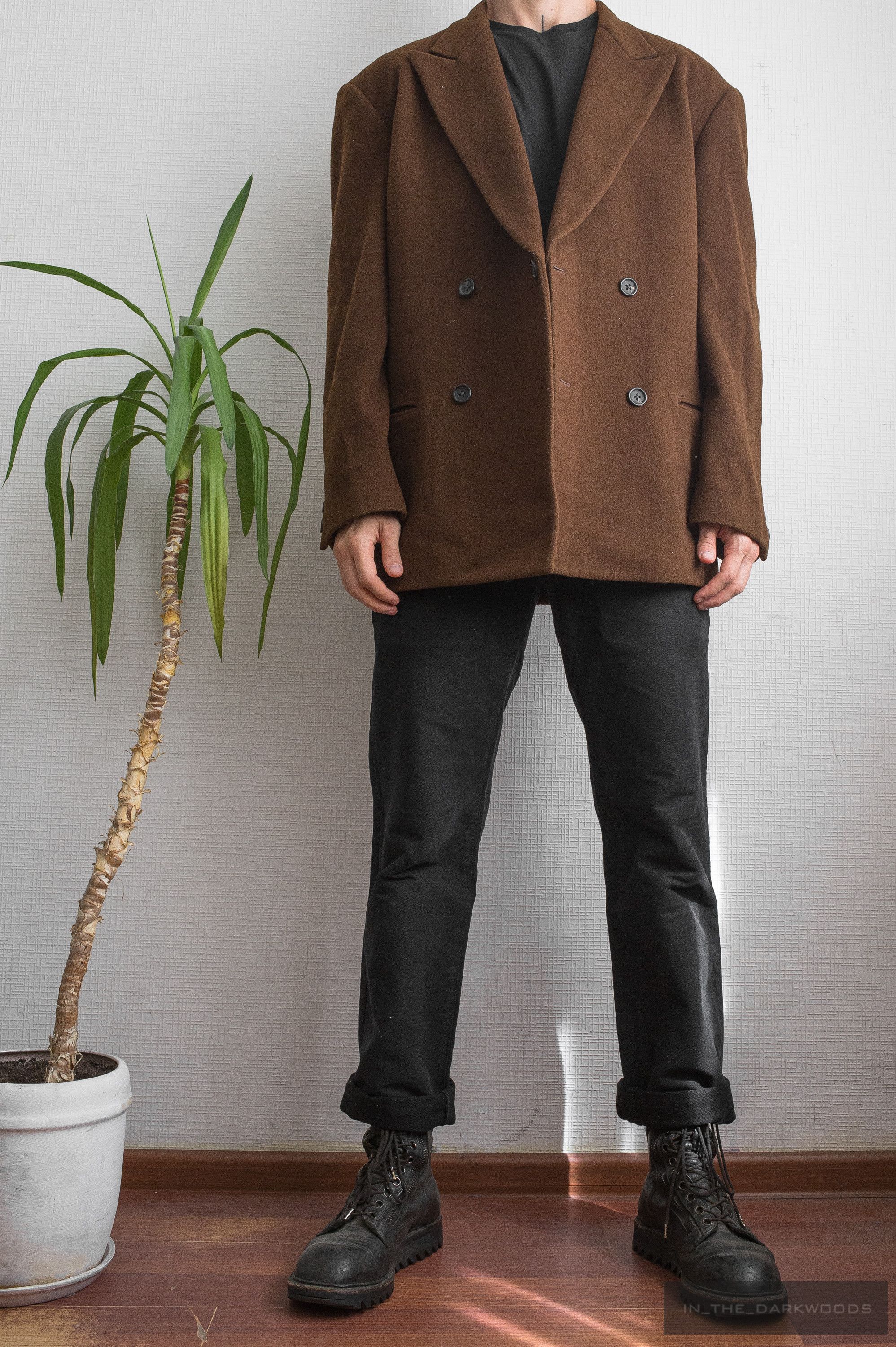 Yohji Yamamoto = last drop = double breasted wool jacket Size US M / EU 48-50 / 2 - 1 Thumbnail