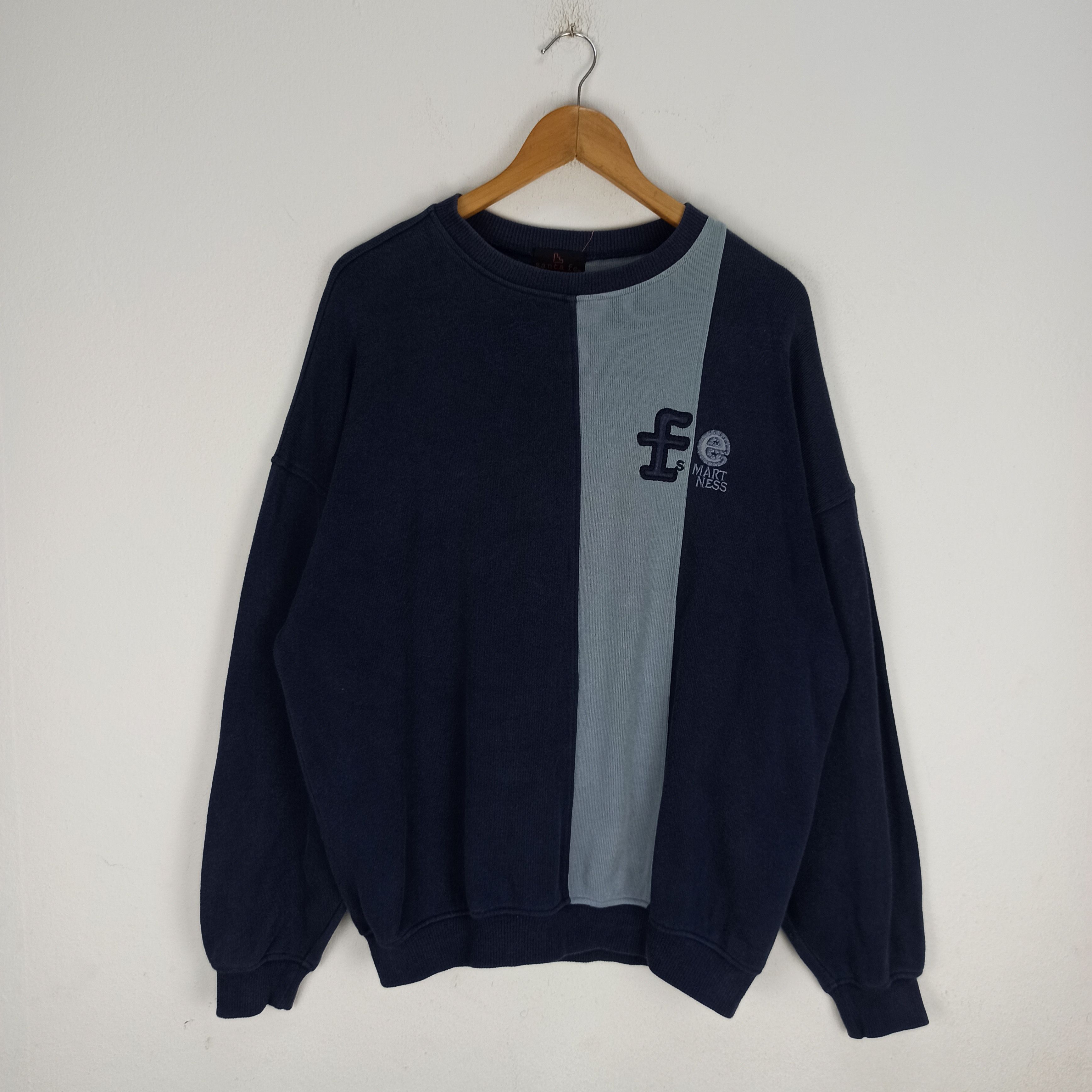 Japanese Brand 🔥STEALS🔥 Santa Fe Sweatshirt Crewneck Embroidered Big Logo Size US XL / EU 56 / 4 - 4 Thumbnail