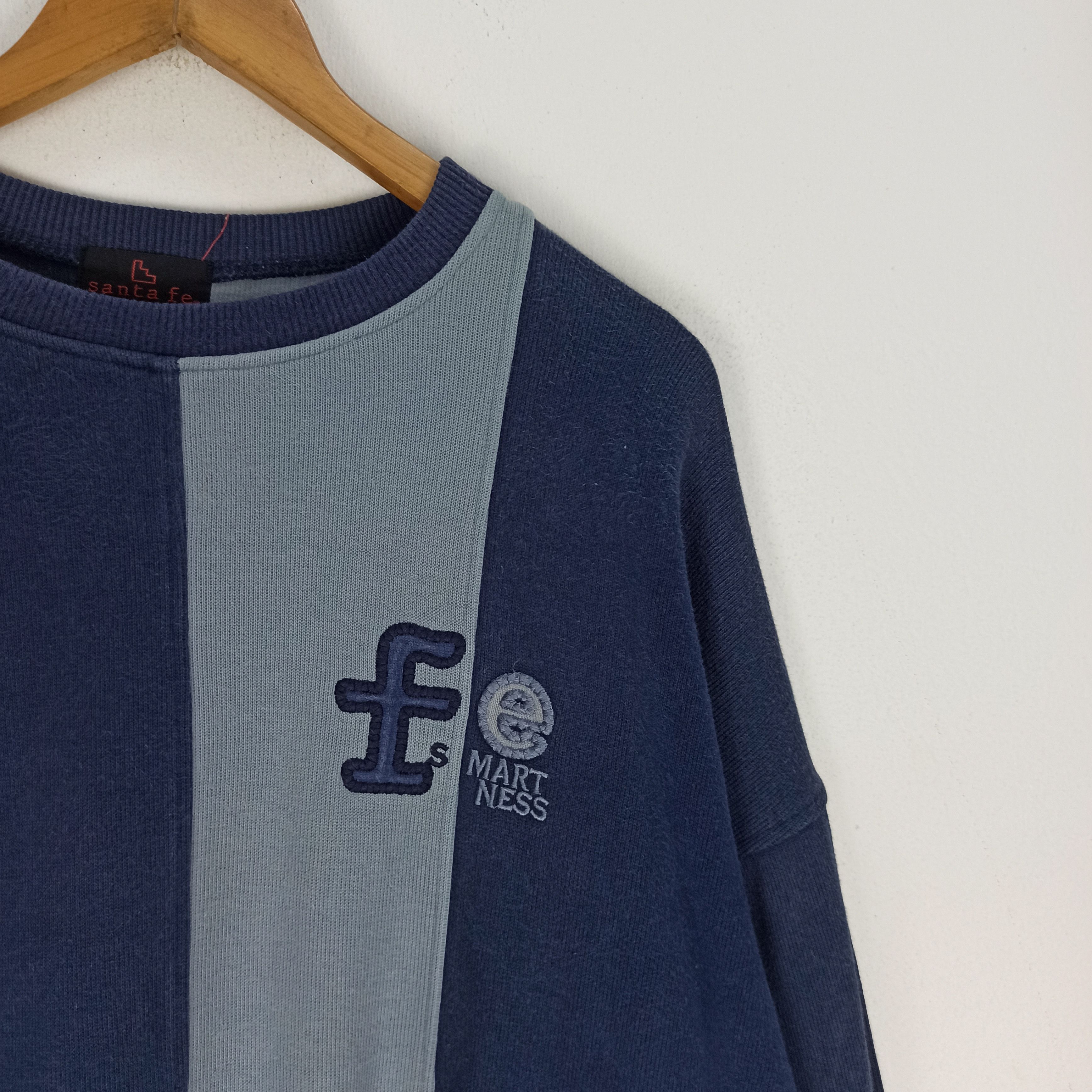 Japanese Brand 🔥STEALS🔥 Santa Fe Sweatshirt Crewneck Embroidered Big Logo Size US XL / EU 56 / 4 - 5 Thumbnail