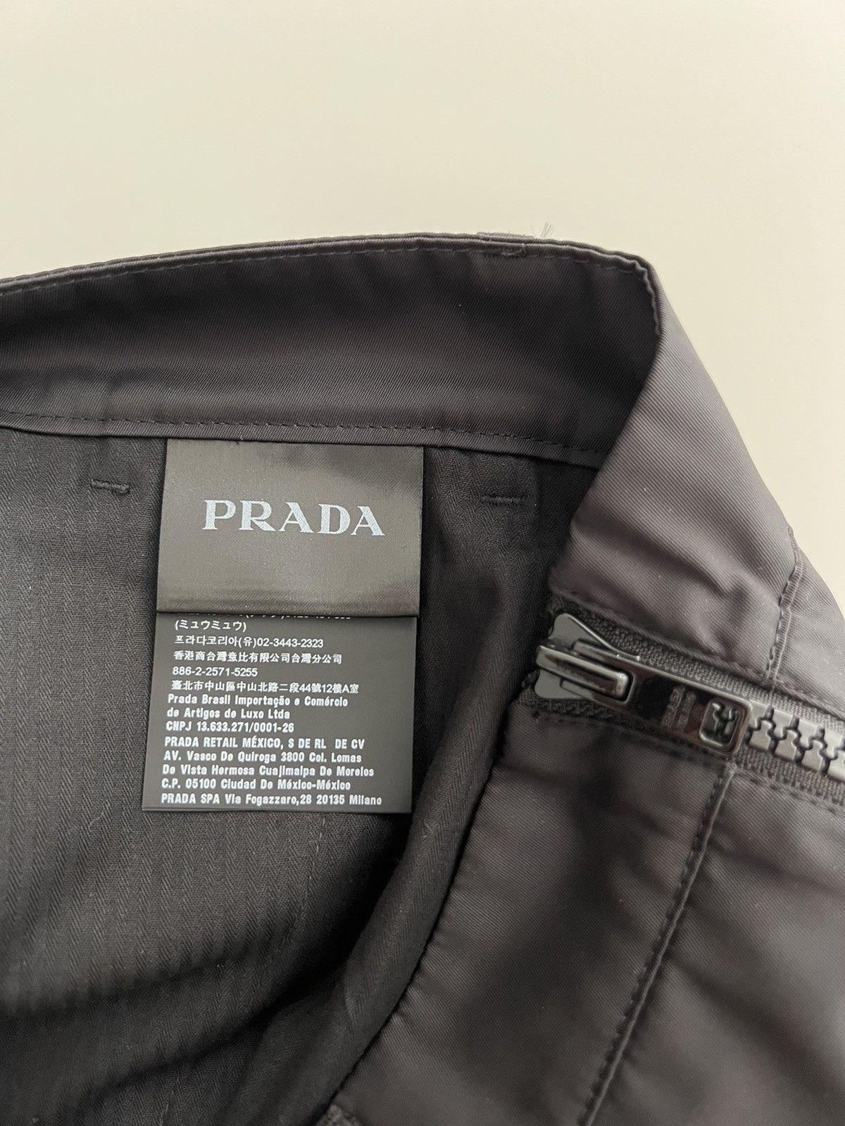 Prada Prada Gabardine Zip-Detail Trousers Size US 34 / EU 50 - 9 Thumbnail