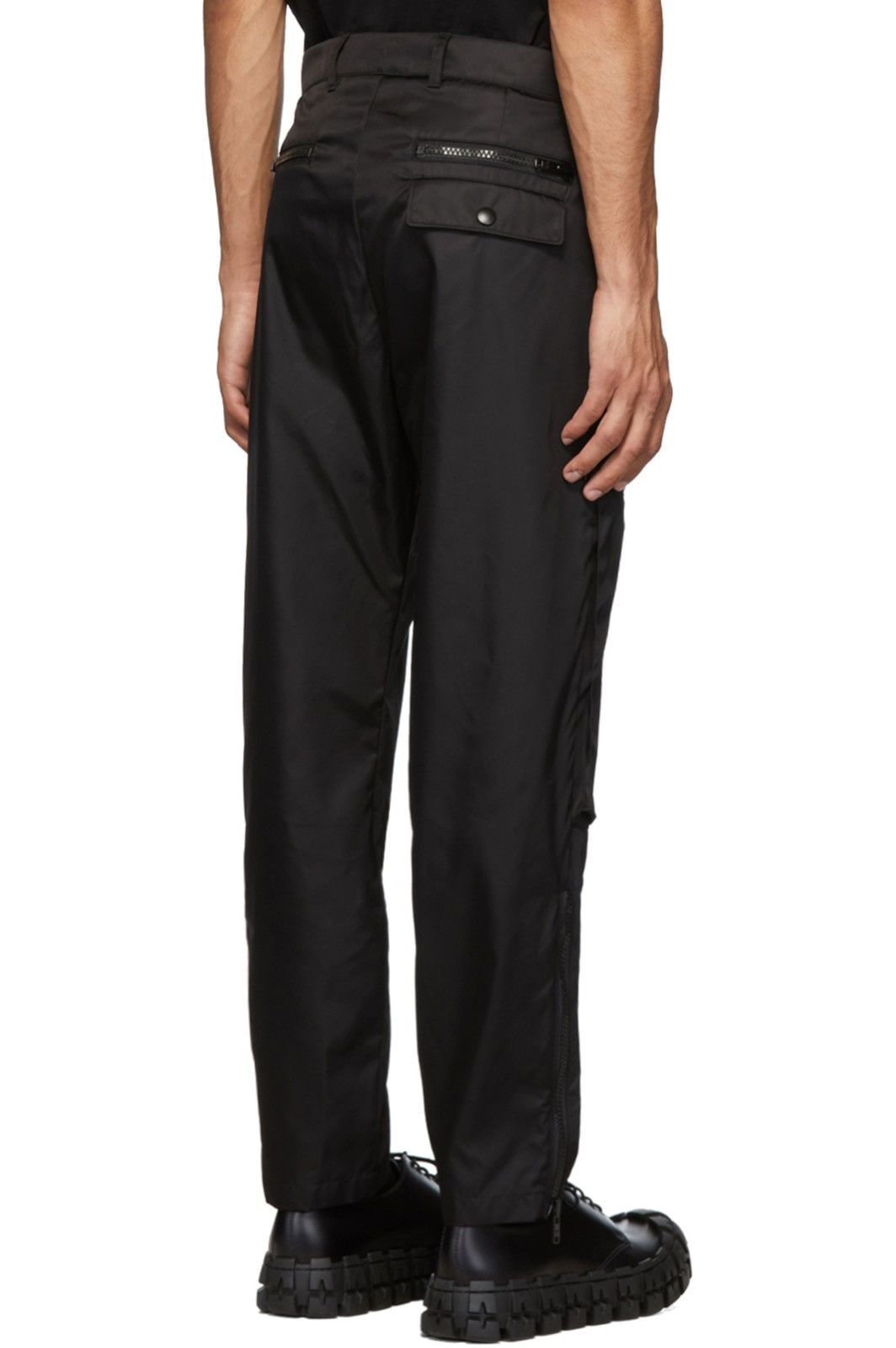 Prada Prada Gabardine Zip-Detail Trousers Size US 34 / EU 50 - 13 Thumbnail