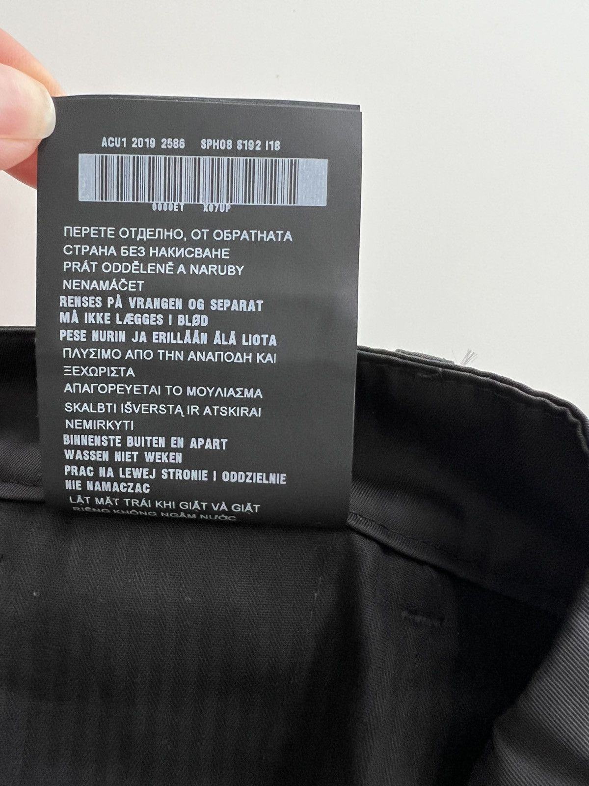 Prada Prada Gabardine Zip-Detail Trousers Size US 34 / EU 50 - 10 Thumbnail