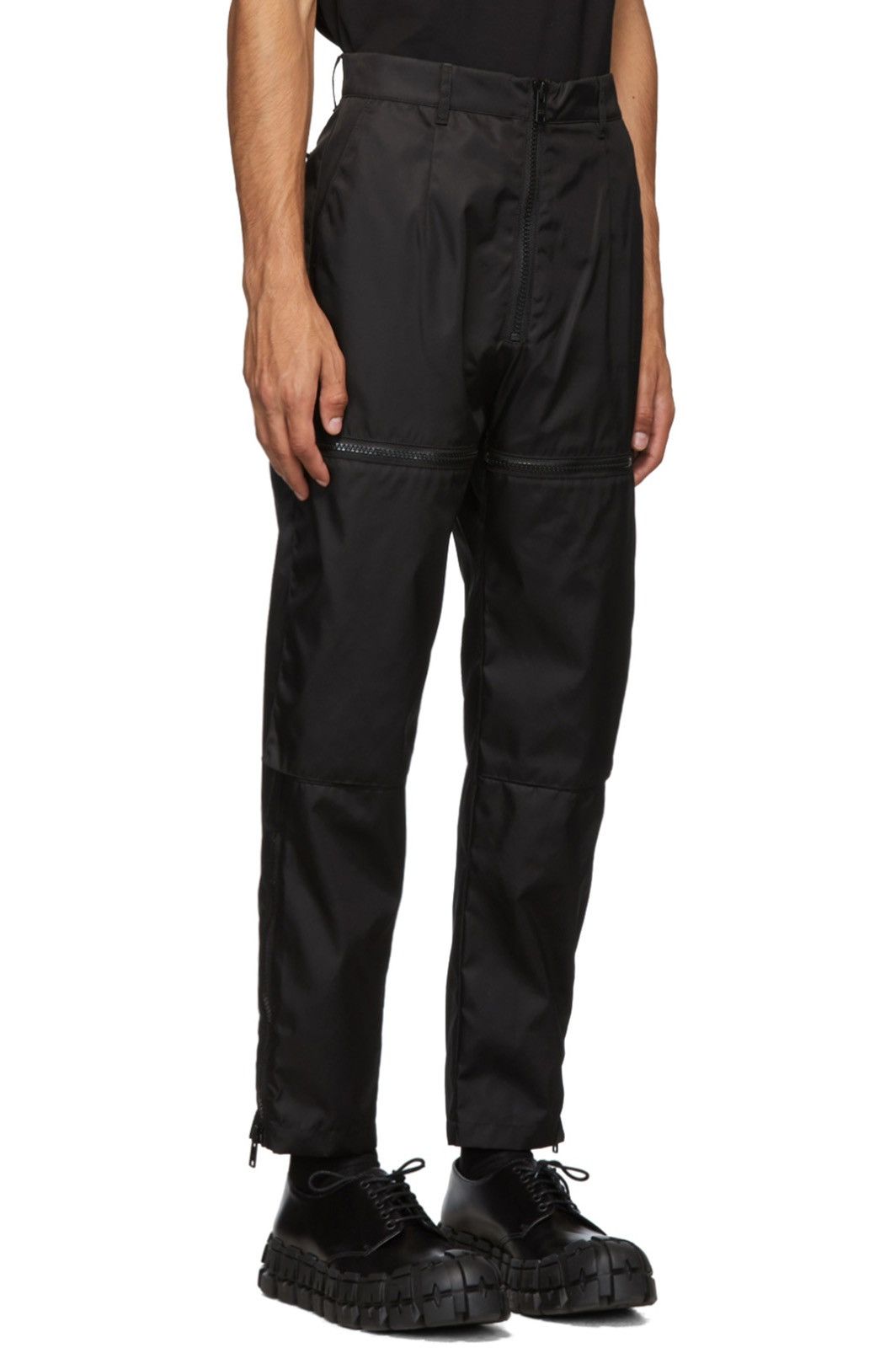 Prada Prada Gabardine Zip-Detail Trousers Size US 34 / EU 50 - 12 Thumbnail