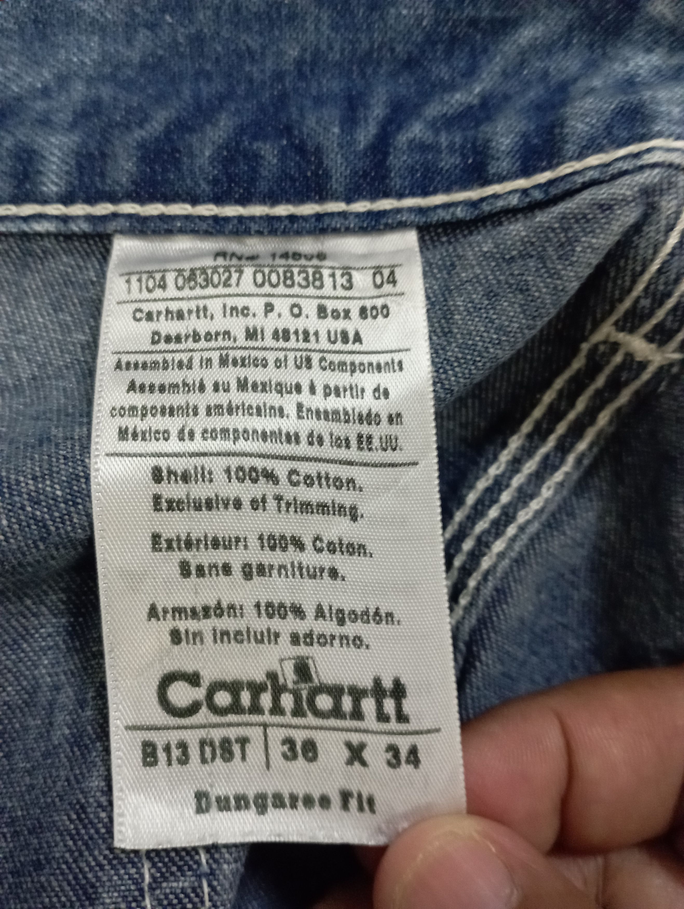 Carhartt Vintage Carhartt Denim Carpenter Jeans Size US 36 / EU 52 - 16 Thumbnail