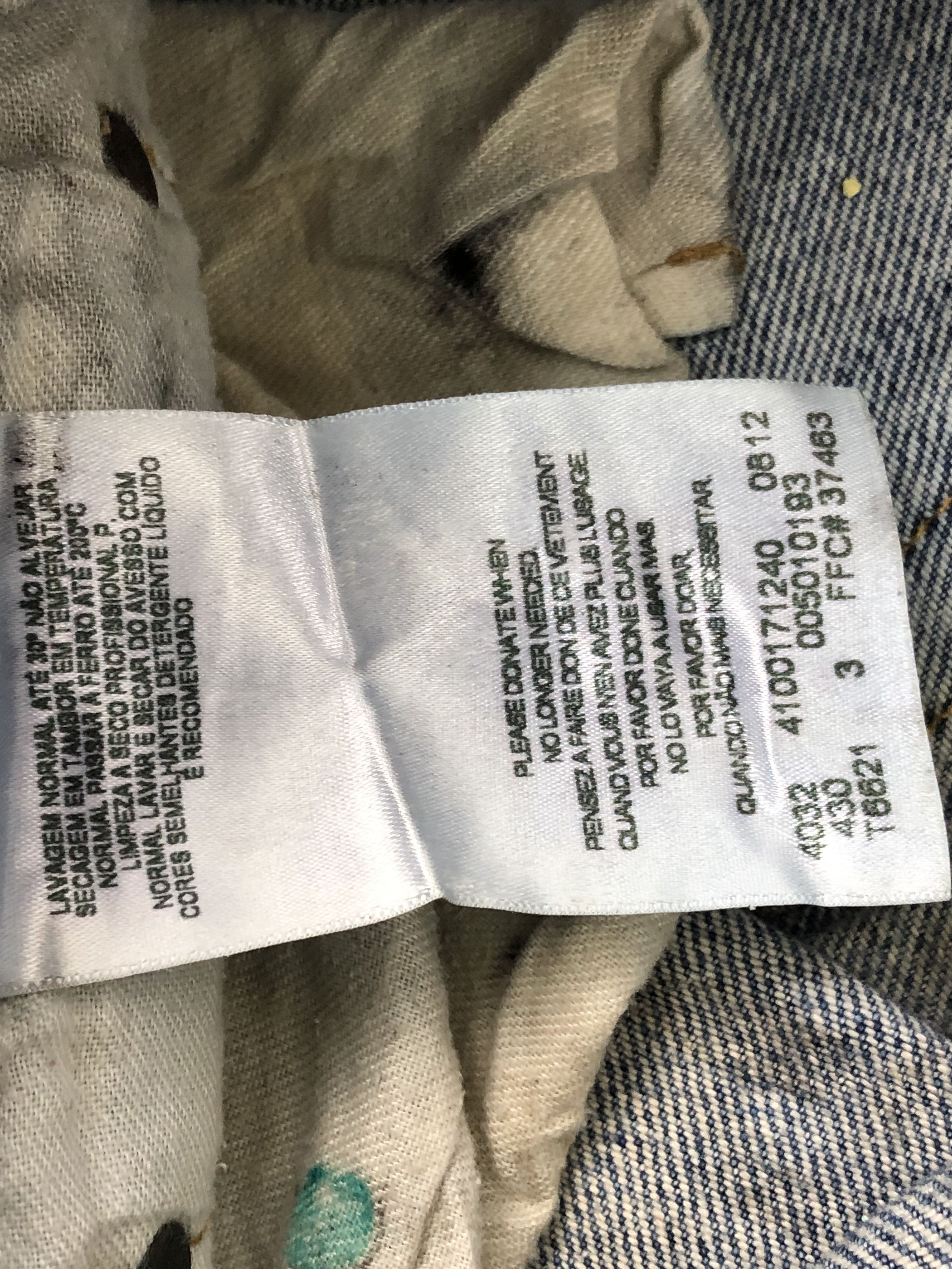 Levi's Vintage Levis 501 Faded Blue Jeans DP1552 Size US 34 / EU 50 - 7 Thumbnail
