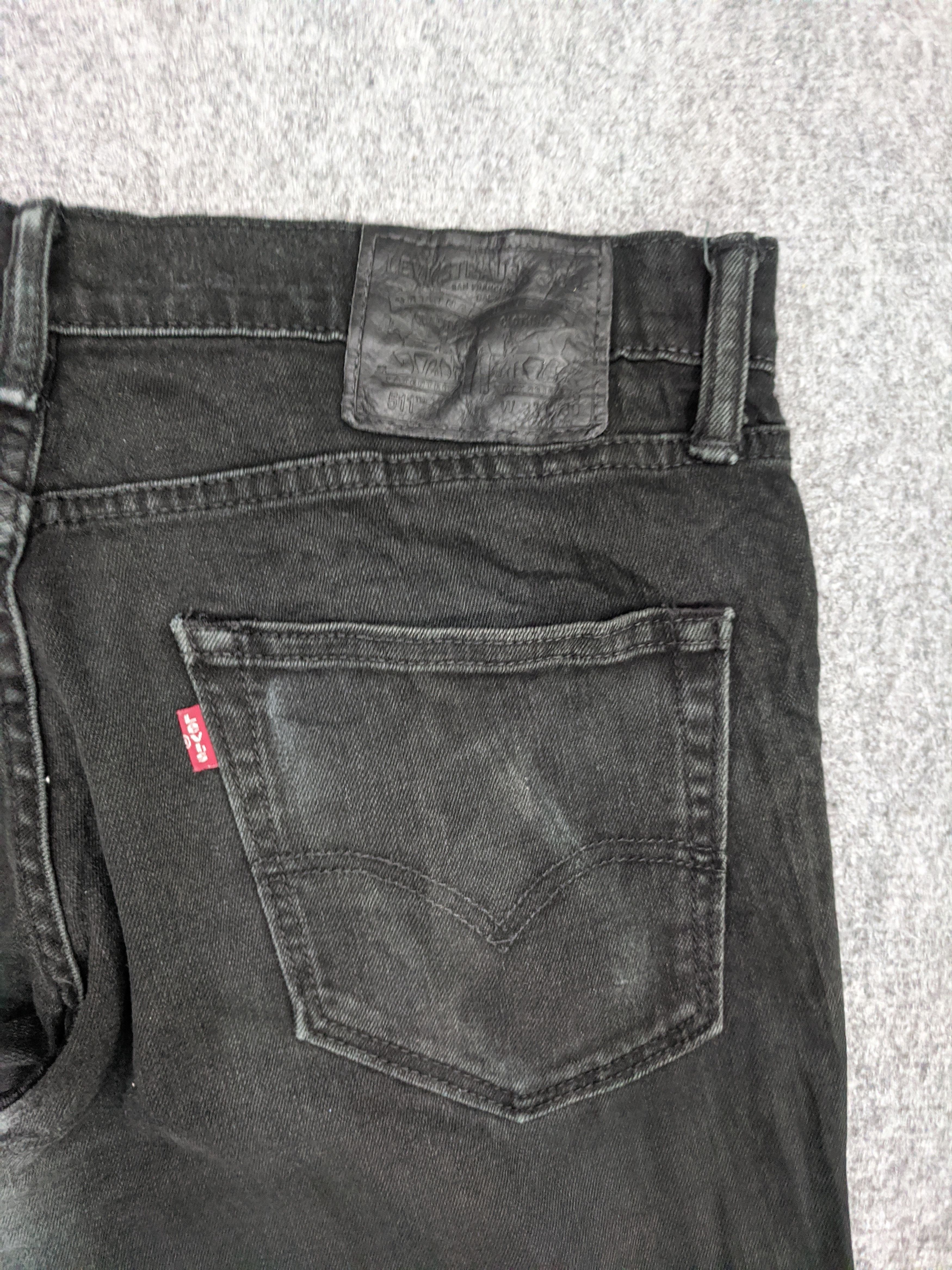 Levi's × Vintage Vintage Levis 511 Skinny Jeans Black DP0853 Size US 34 / EU 50 - 13 Thumbnail