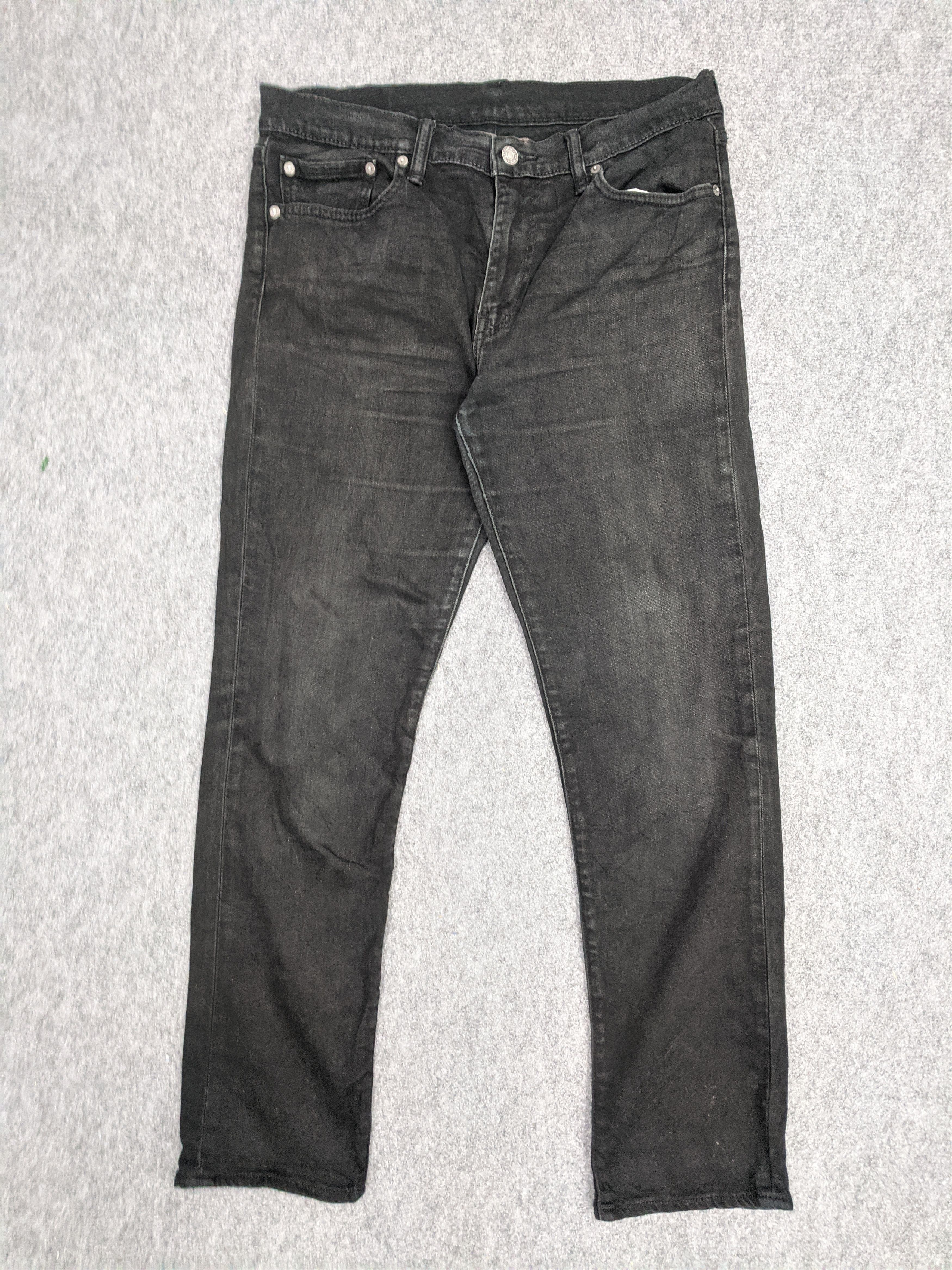 image of Levis 511 Skinny Jeans Black, Men's (Size 34)