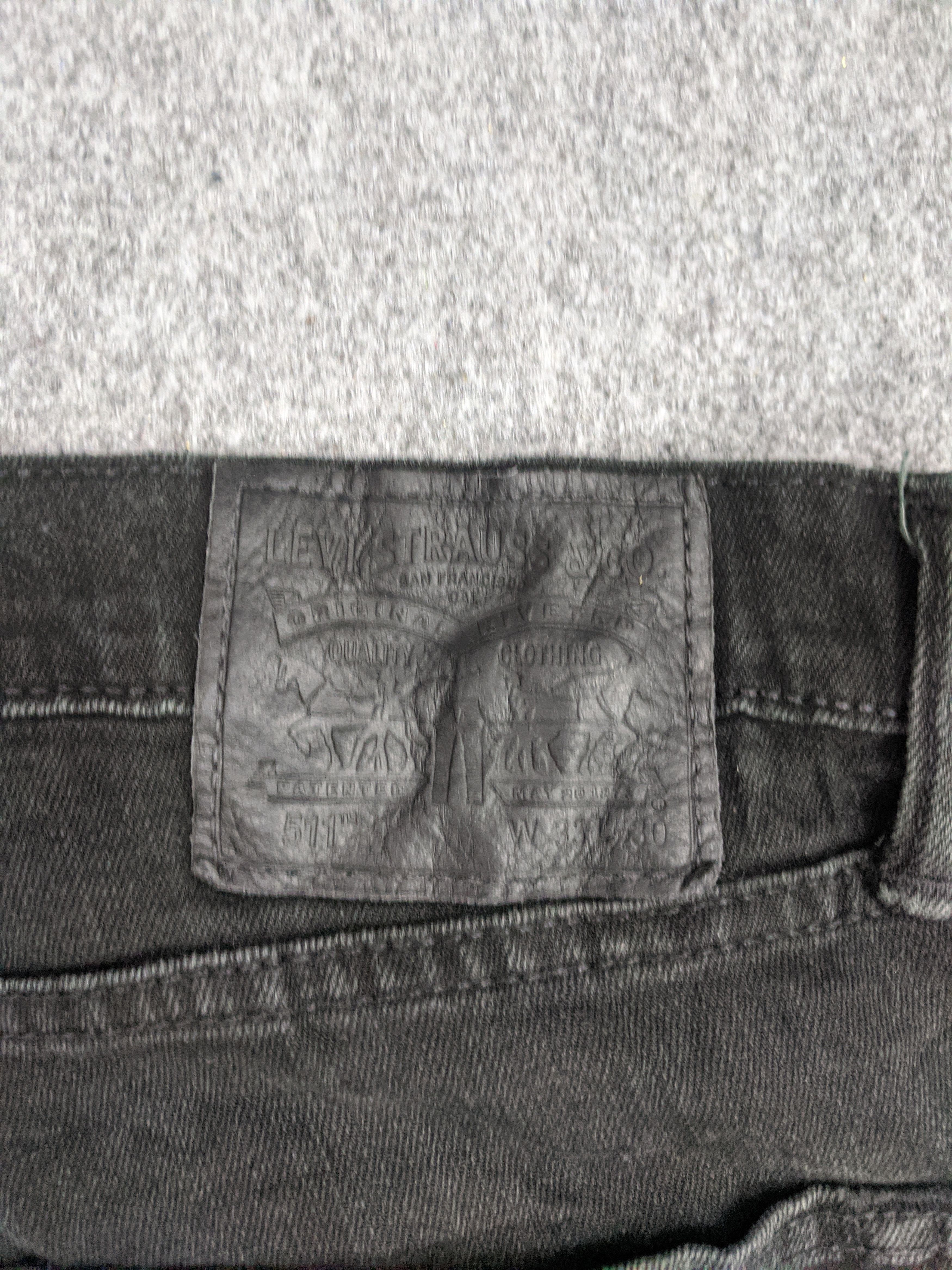 Levi's × Vintage Vintage Levis 511 Skinny Jeans Black DP0853 Size US 34 / EU 50 - 5 Thumbnail