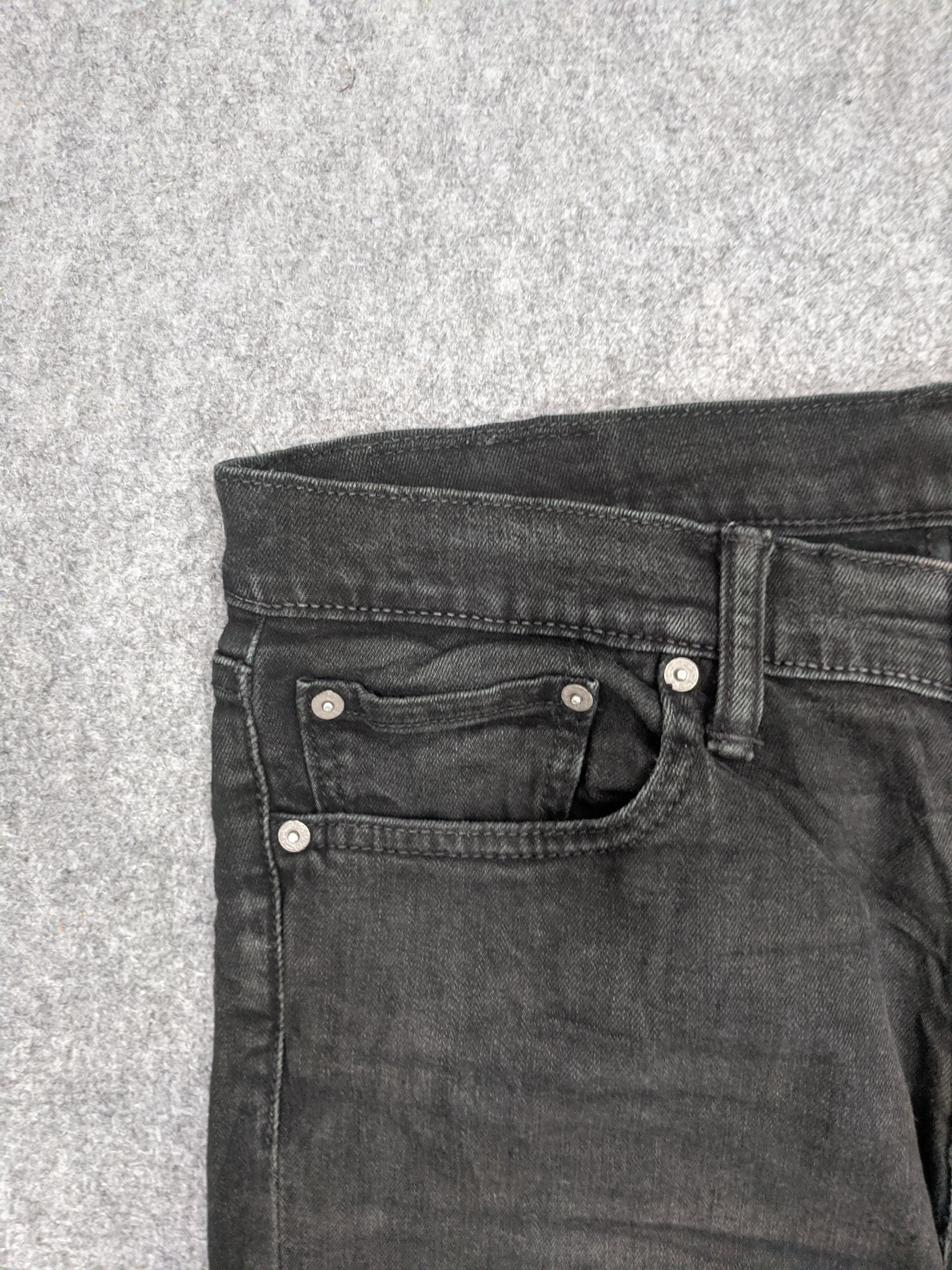 Levi's × Vintage Vintage Levis 511 Skinny Jeans Black DP0853 Size US 34 / EU 50 - 9 Thumbnail