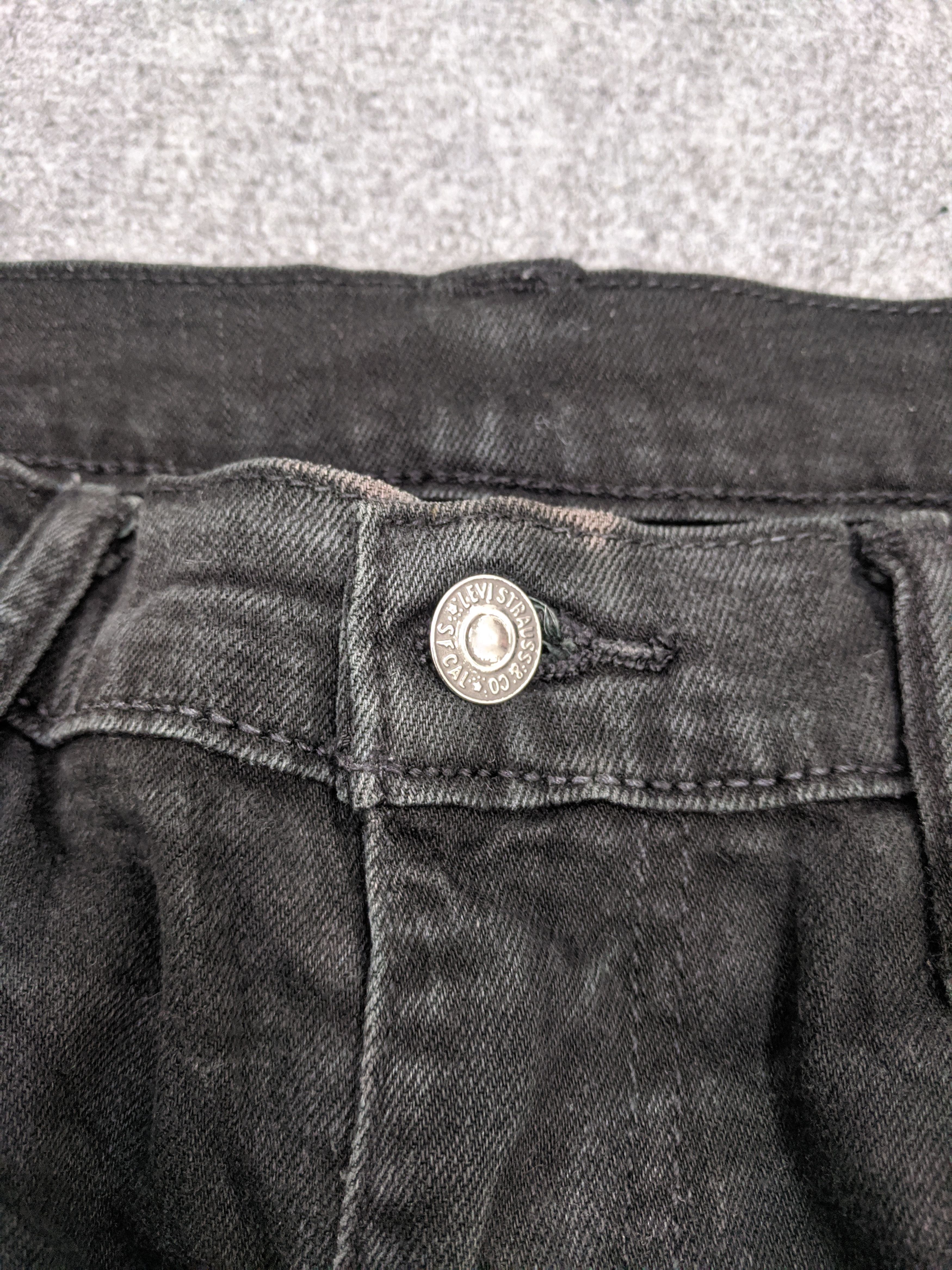Levi's × Vintage Vintage Levis 511 Skinny Jeans Black DP0853 Size US 34 / EU 50 - 10 Thumbnail
