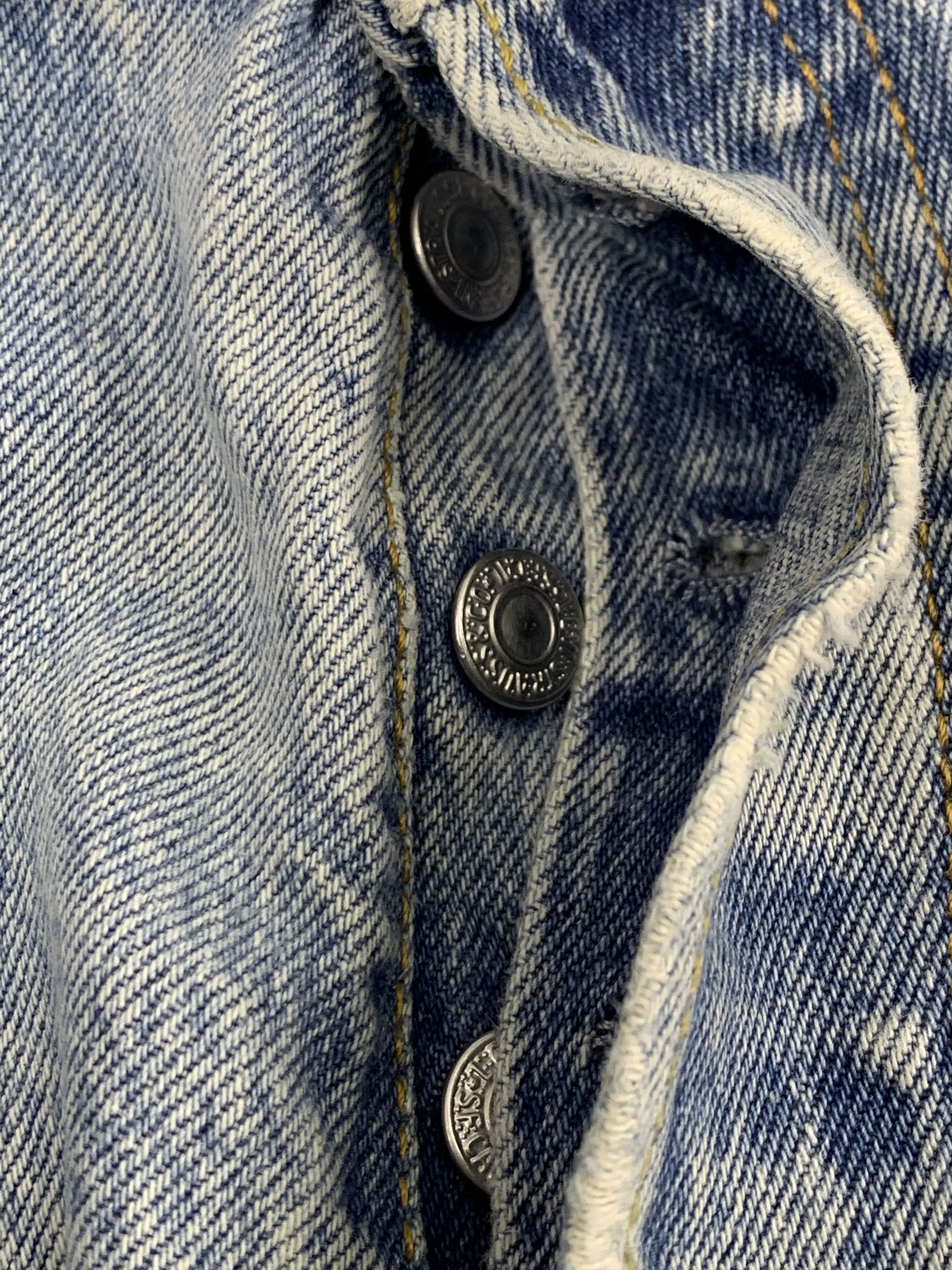 Levi's Vintage 90s Levis 501XX Single R Light Wash Jeans DP1762 Size US 34 / EU 50 - 11 Thumbnail