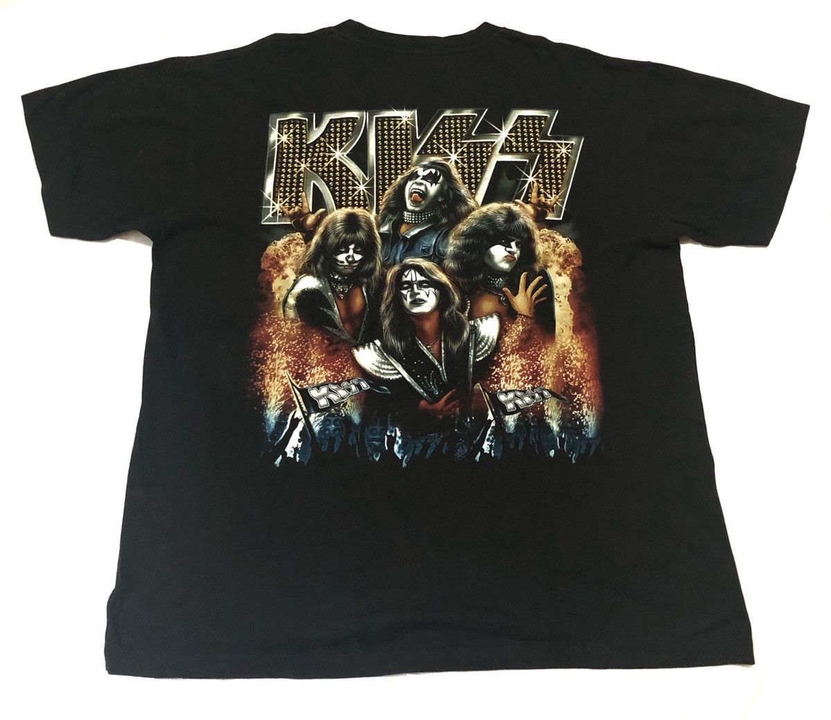Band Tees Kiss band tshirt line up crew big print Size US XL / EU 56 / 4 - 3 Thumbnail