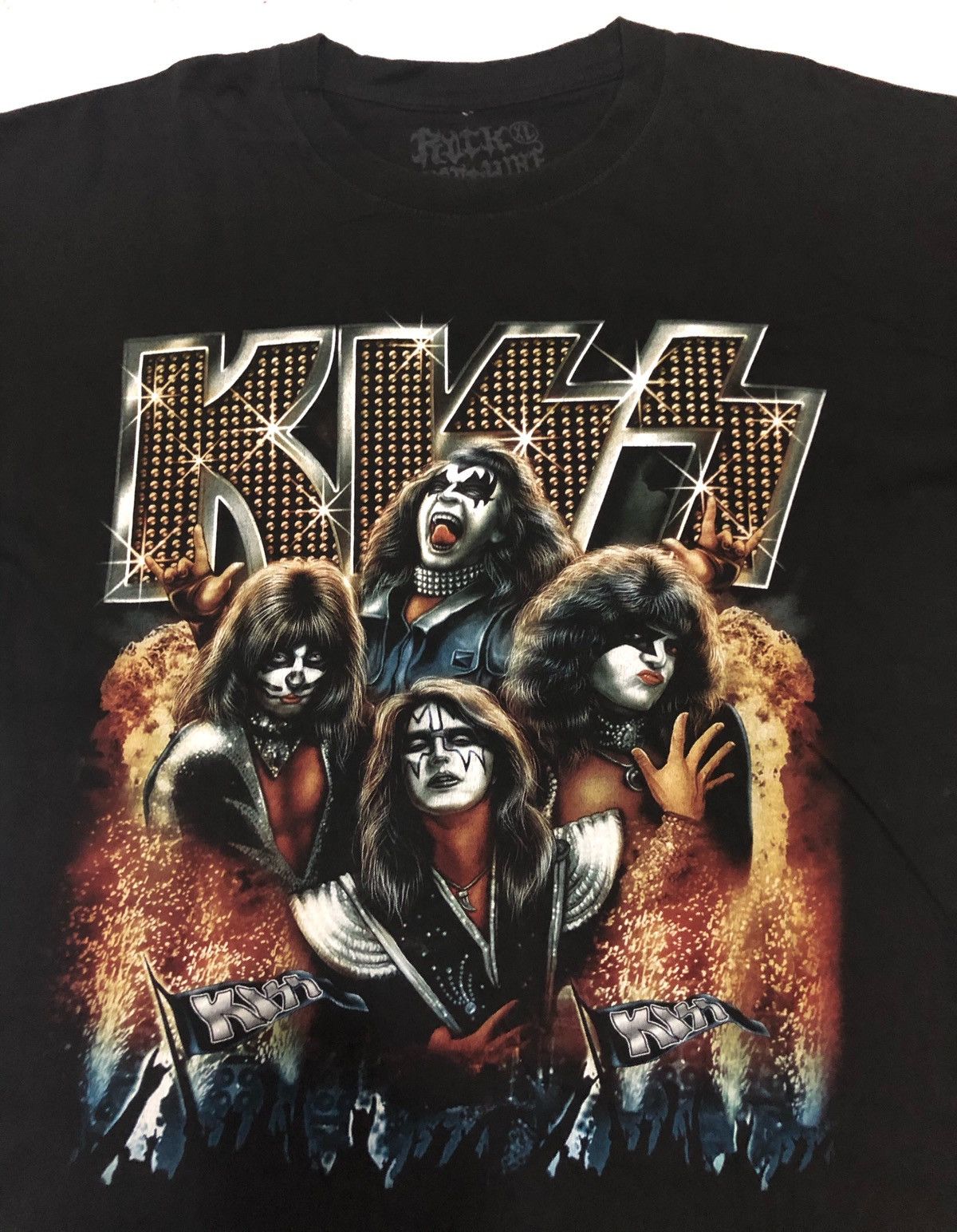 Band Tees Kiss band tshirt line up crew big print Size US XL / EU 56 / 4 - 2 Thumbnail