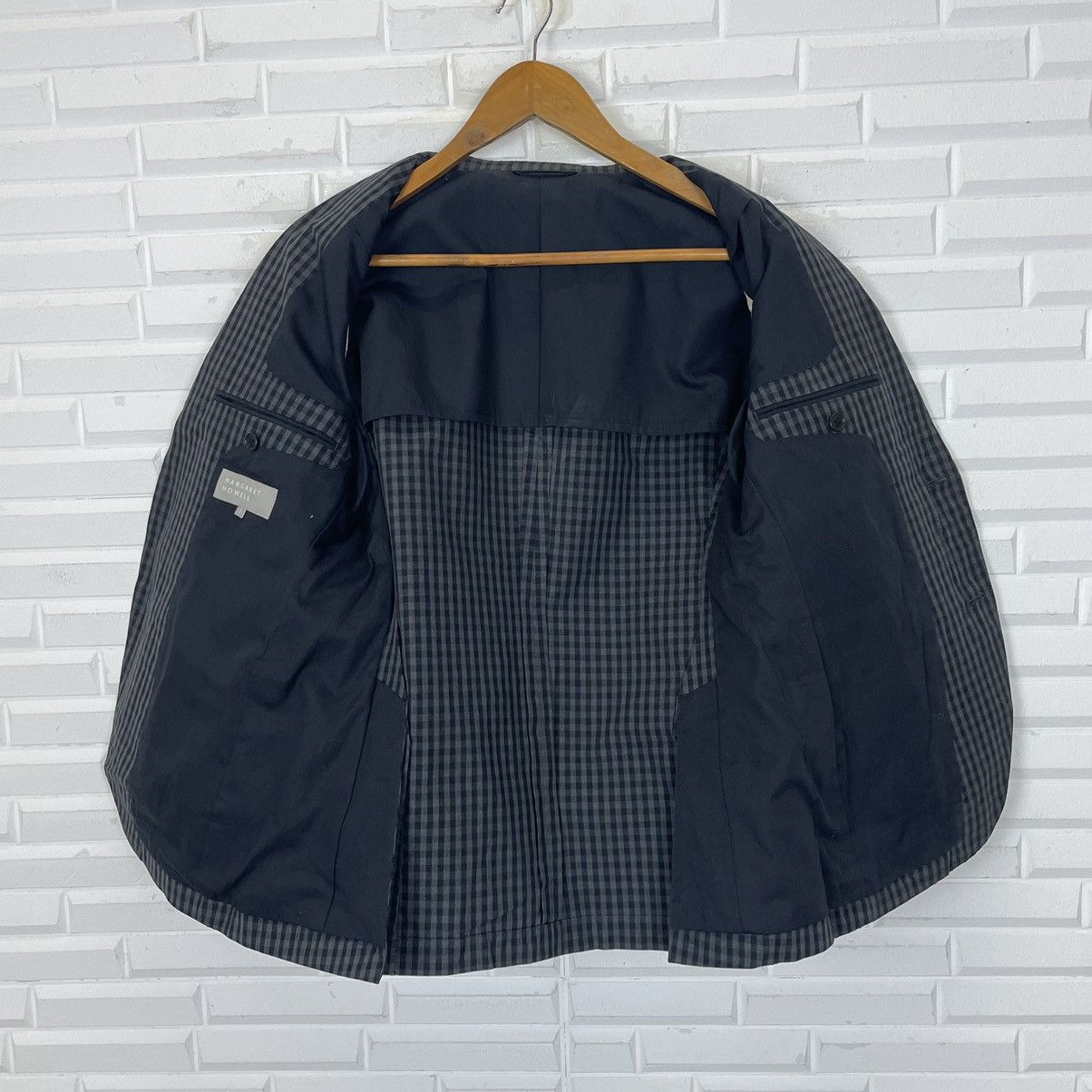 Margaret Howell 🔥LAST PRICE🔥 Margaret Howell Check Blazer Size 42S - 15 Thumbnail