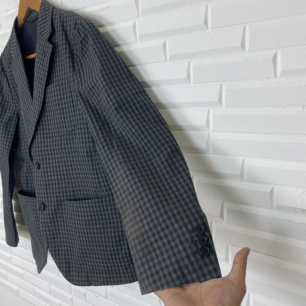 Margaret Howell 🔥LAST PRICE🔥 Margaret Howell Check Blazer Size 42S - 11 Thumbnail