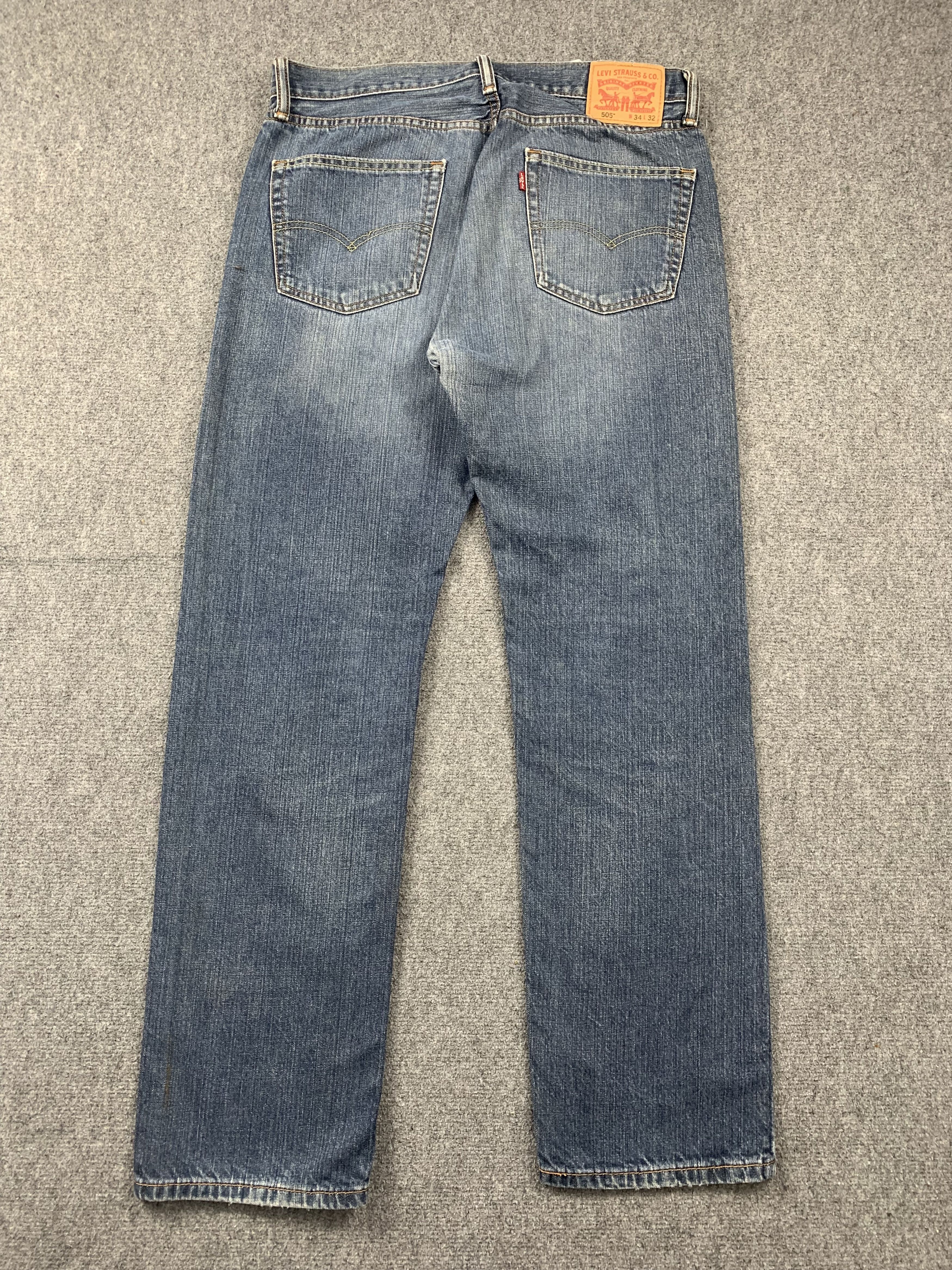 Levi's Vintage Levis 505 Faded Blue Jeans DP2043 Size US 34 / EU 50 - 3 Thumbnail