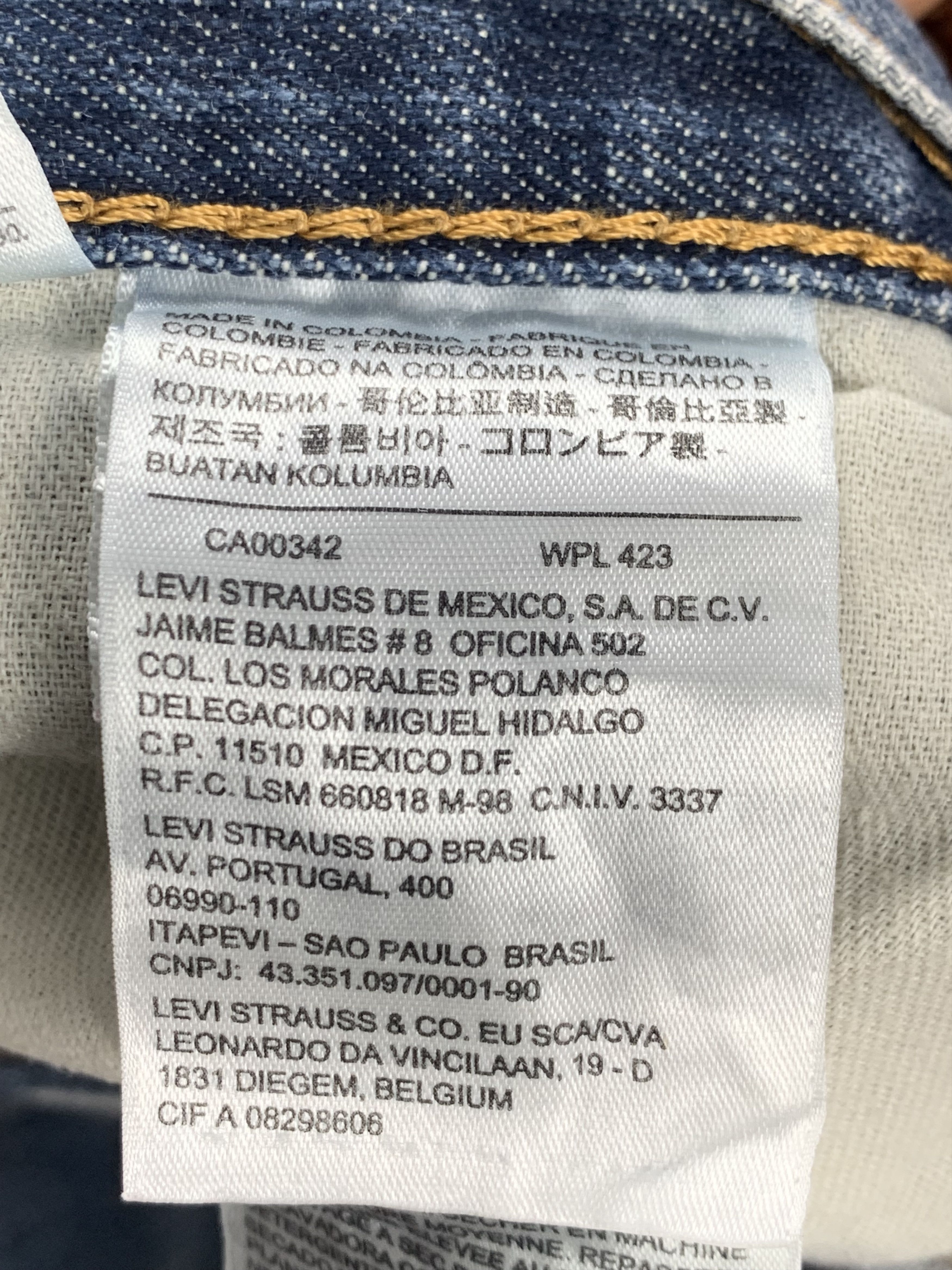 Levi's Vintage Levis 505 Faded Blue Jeans DP2043 Size US 34 / EU 50 - 9 Thumbnail