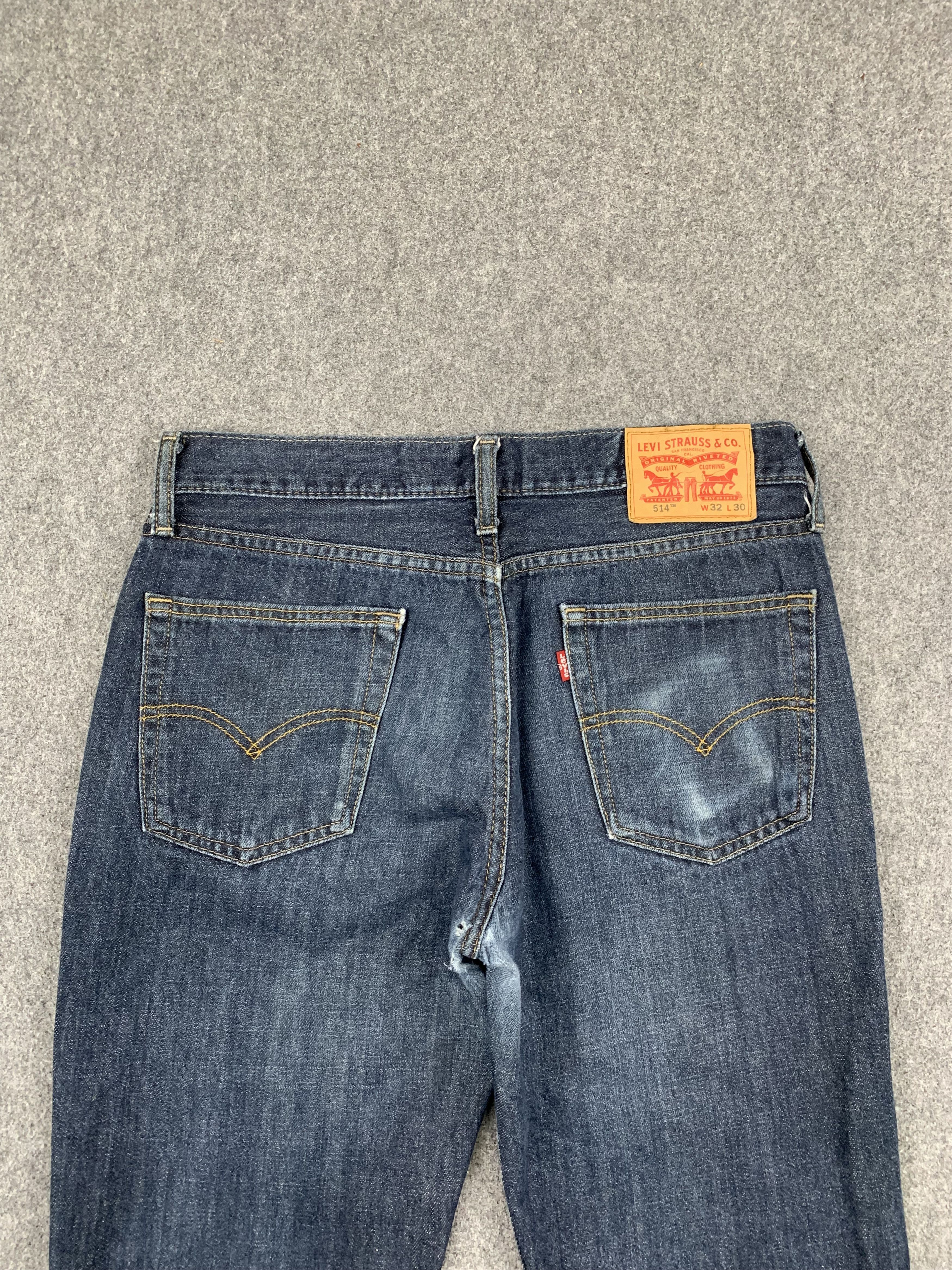 Levi's × Vintage Vintage Levis 514 Faded Blue Jeans DP1847 Size US 34 / EU 50 - 4 Thumbnail
