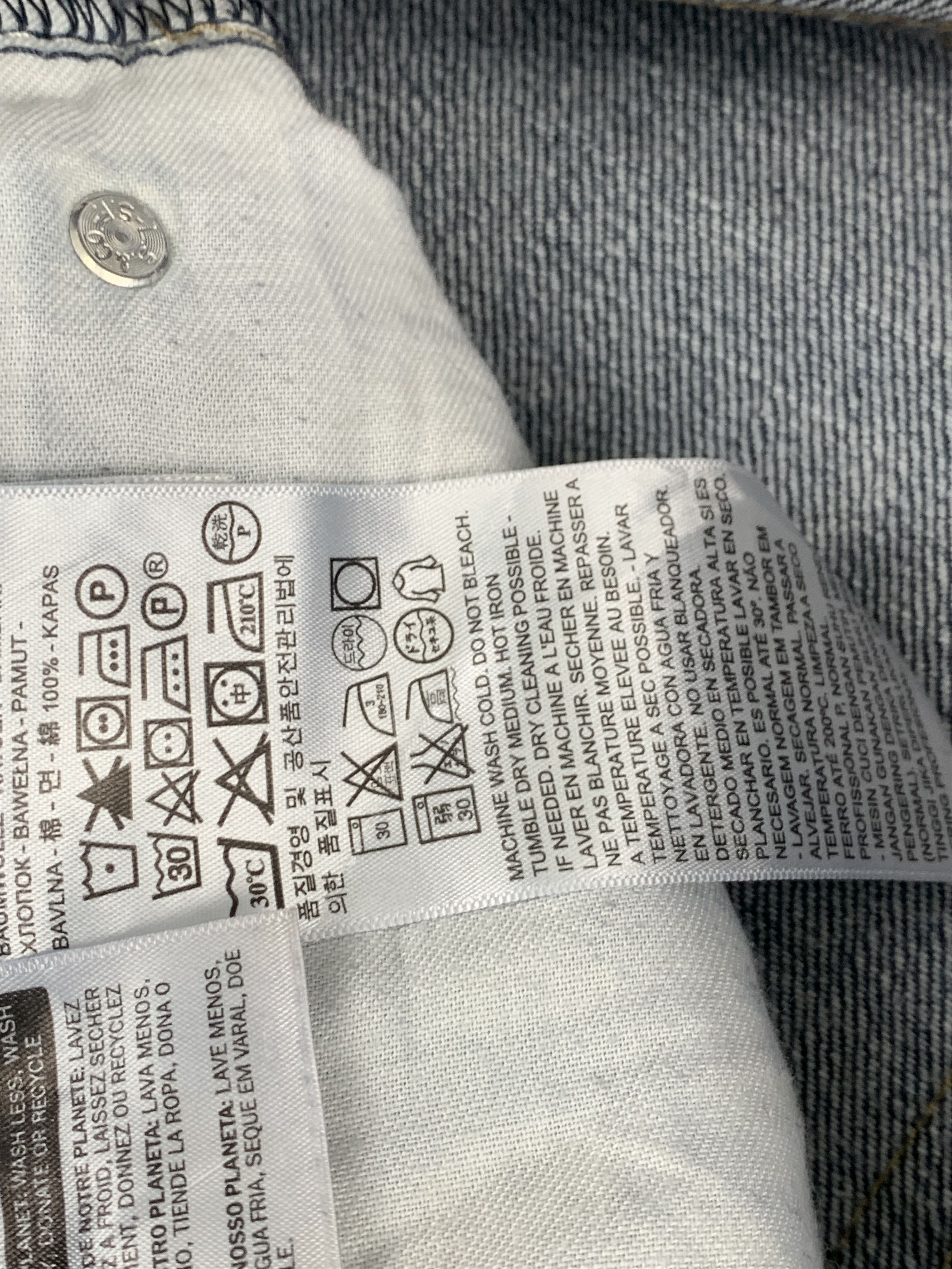 Levi's × Vintage Vintage Levis 514 Faded Blue Jeans DP1847 Size US 34 / EU 50 - 8 Thumbnail