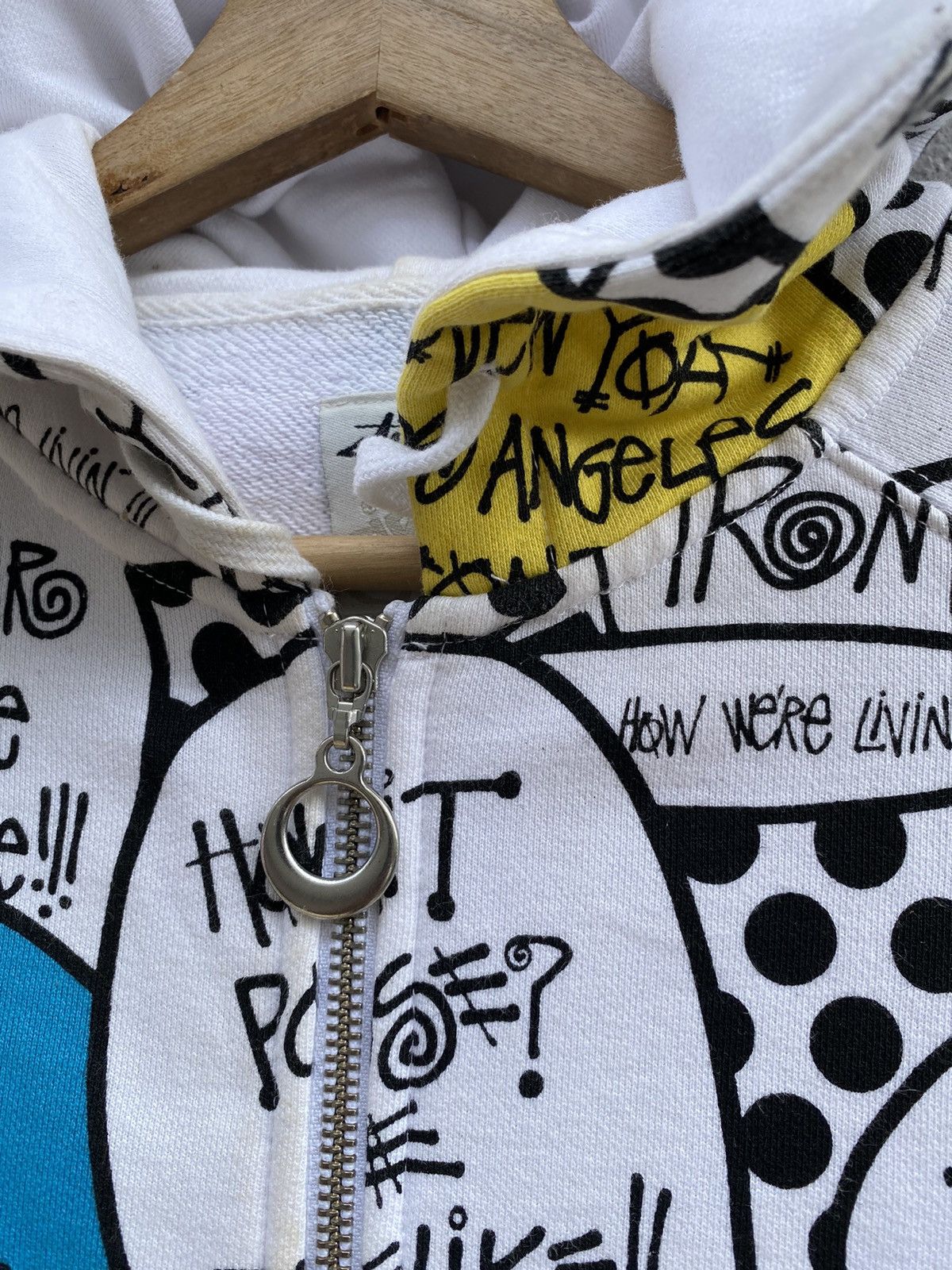Stussy × Vintage 💥Vintage RARE STÜSSY Inc. “Stand Firm” Fullprint Hoodie Size M / US 6-8 / IT 42-44 - 11 Thumbnail
