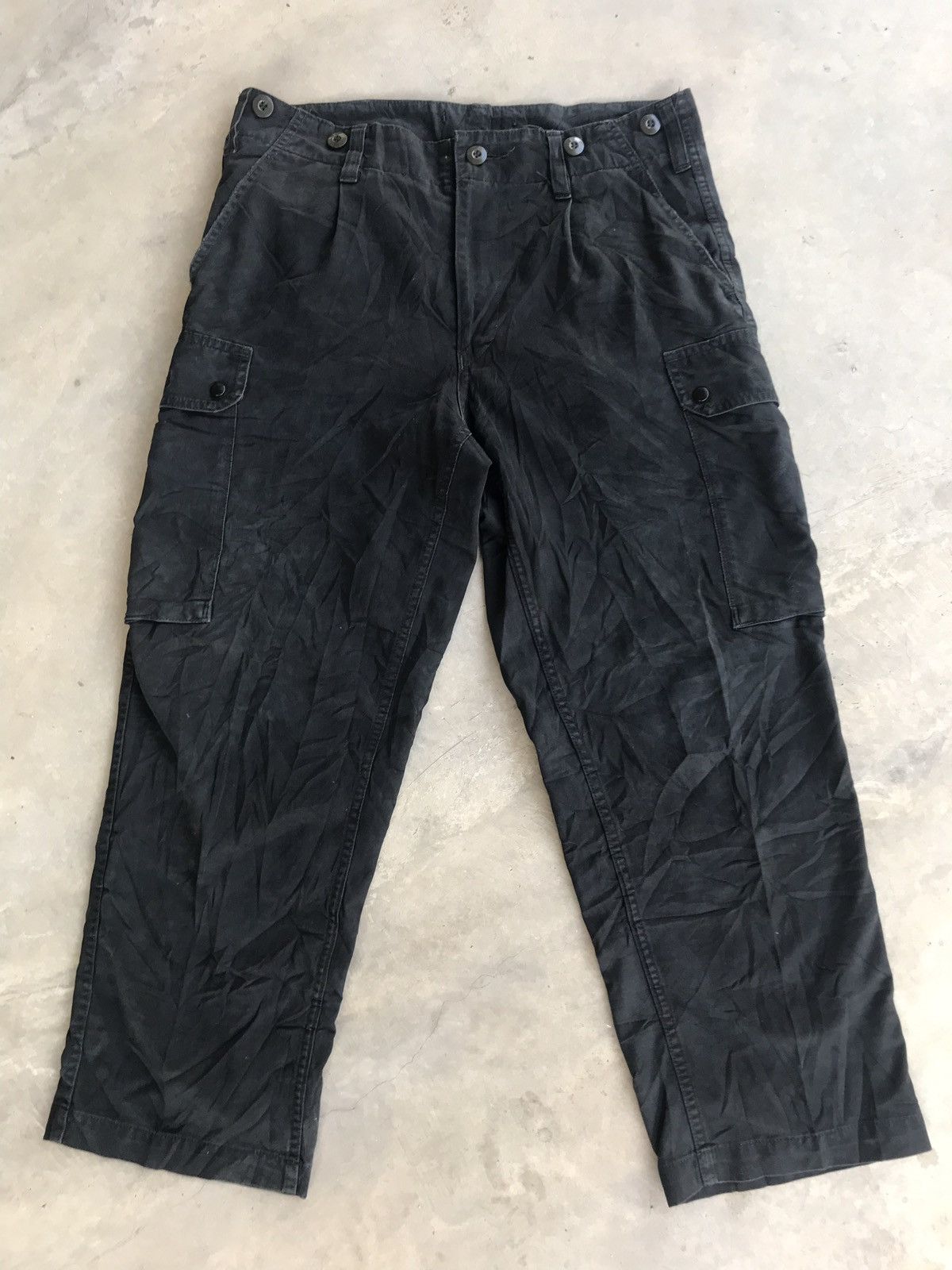 Japanese Brand × Other Cargo Black Military Army Pants Size US 34 / EU 50 - 1 Thumbnail