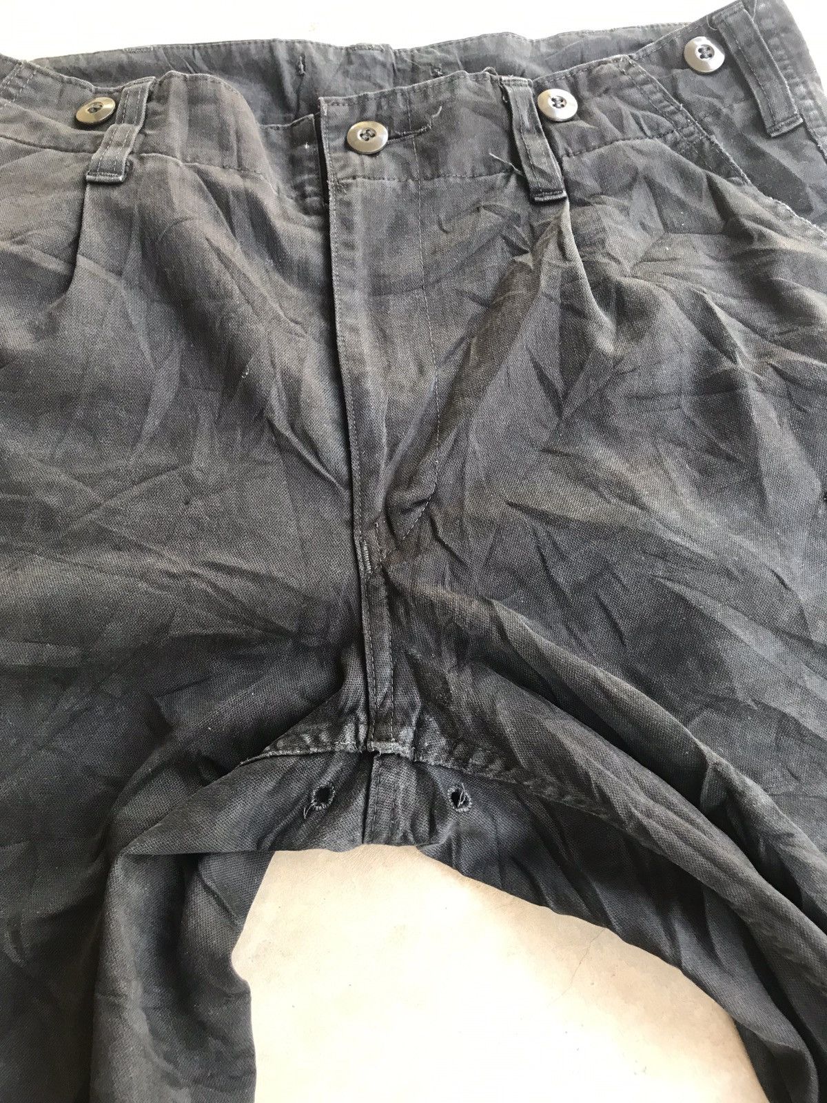 Japanese Brand × Other Cargo Black Military Army Pants Size US 34 / EU 50 - 4 Thumbnail