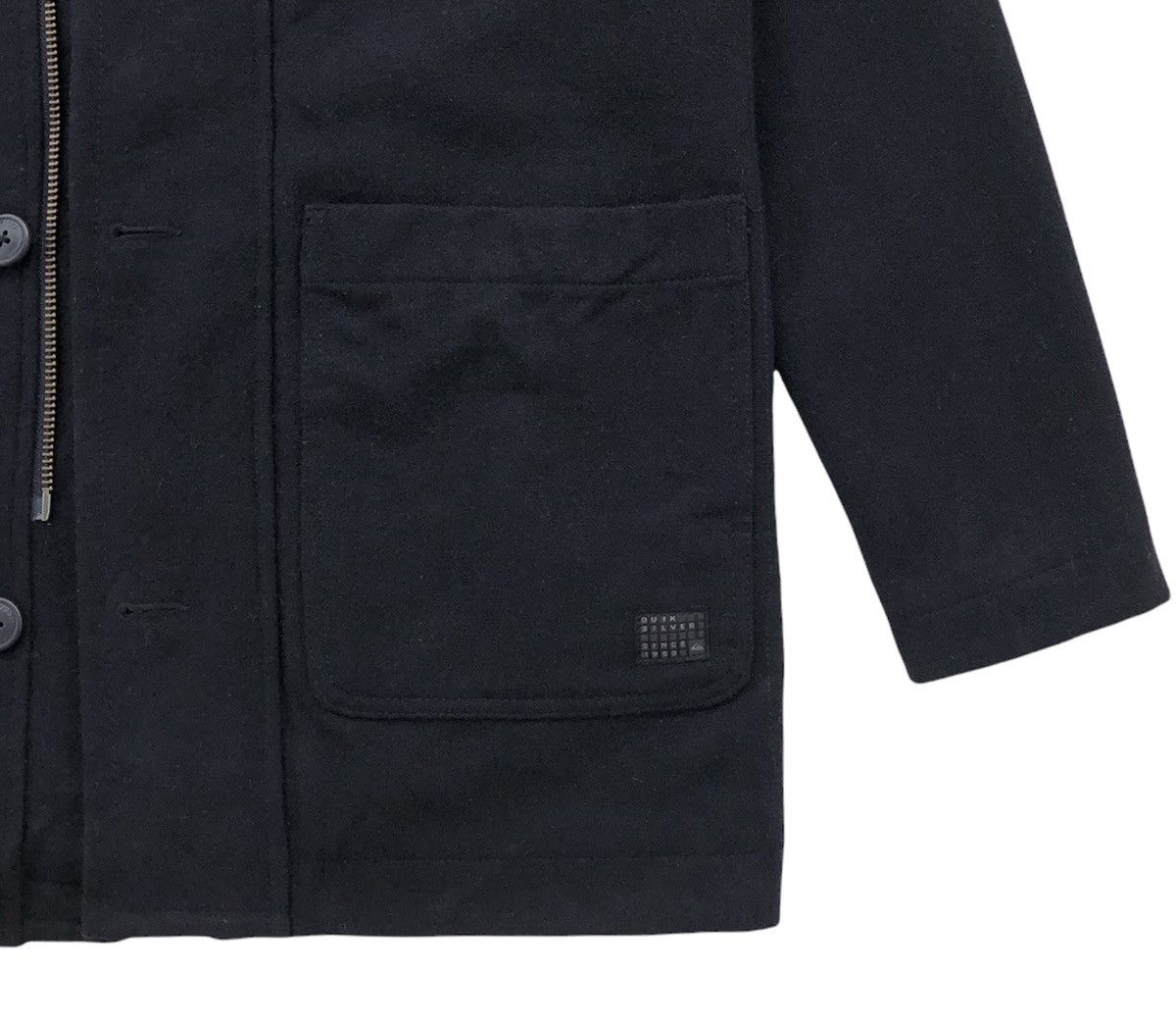 Quiksilver Quiksilver Button Zipper Hooded Heavy Jacket Size US M / EU 48-50 / 2 - 6 Thumbnail