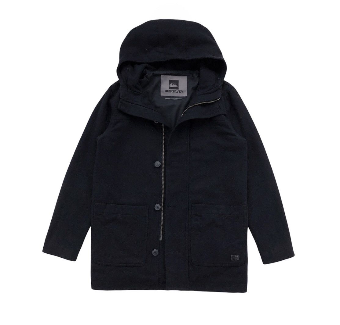 Quiksilver Quiksilver Button Zipper Hooded Heavy Jacket Size US M / EU 48-50 / 2 - 1 Thumbnail