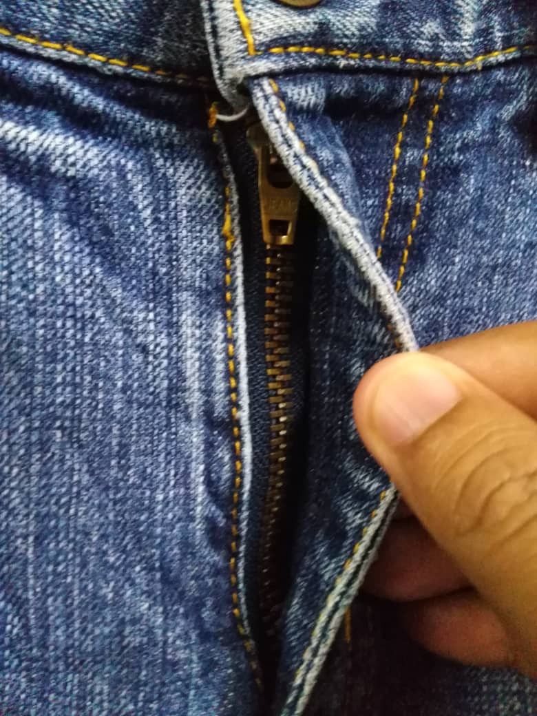 Takeo Kikuchi Japanese Designer Takeo Kikuchi Disressed Denim Bush Pant Size US 35 - 8 Thumbnail