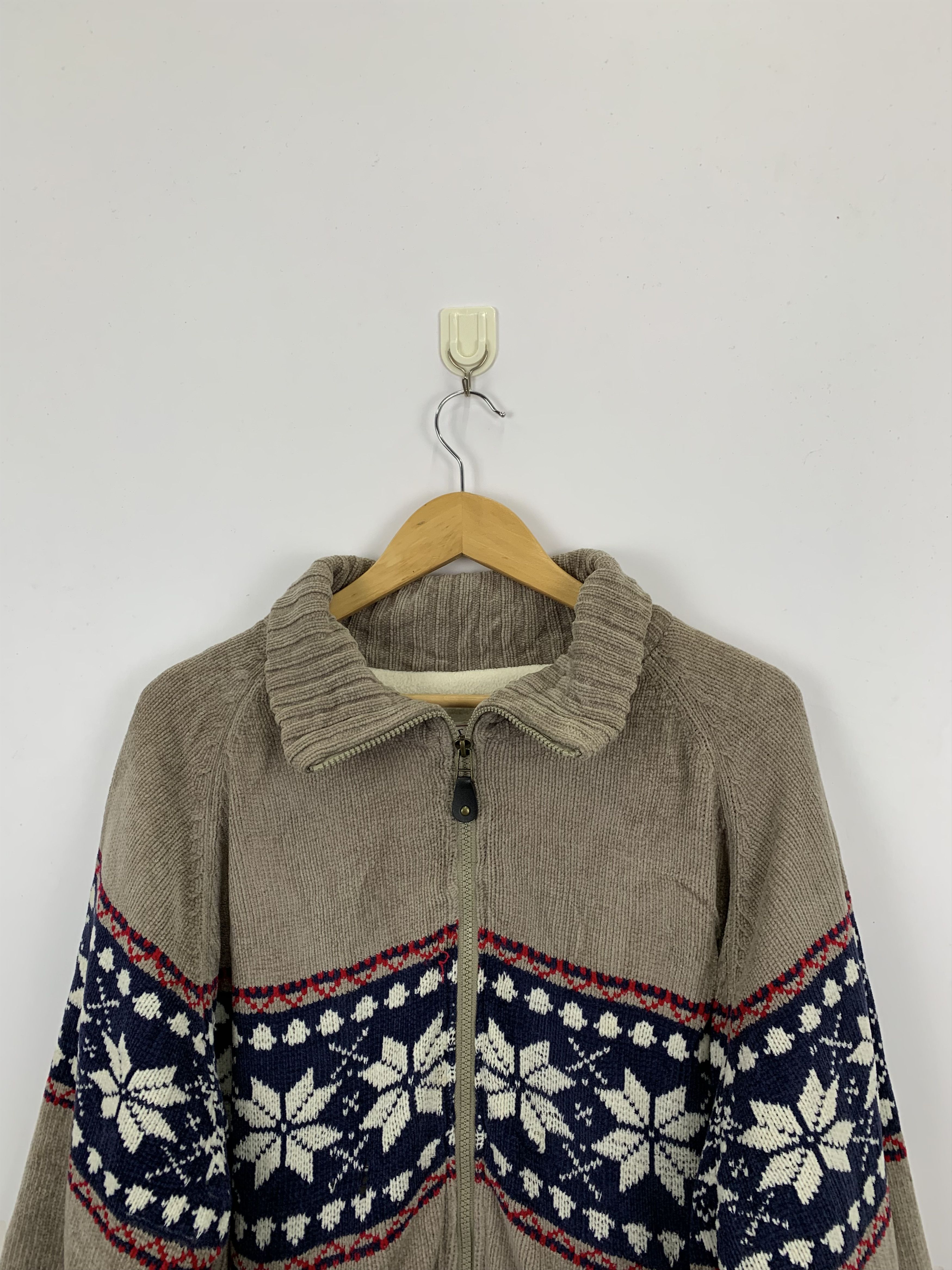 Japanese Brand × Vintage Vintage Japanese Brand Sweater Zipper Jacket Size US XXL / EU 58 / 5 - 2 Thumbnail