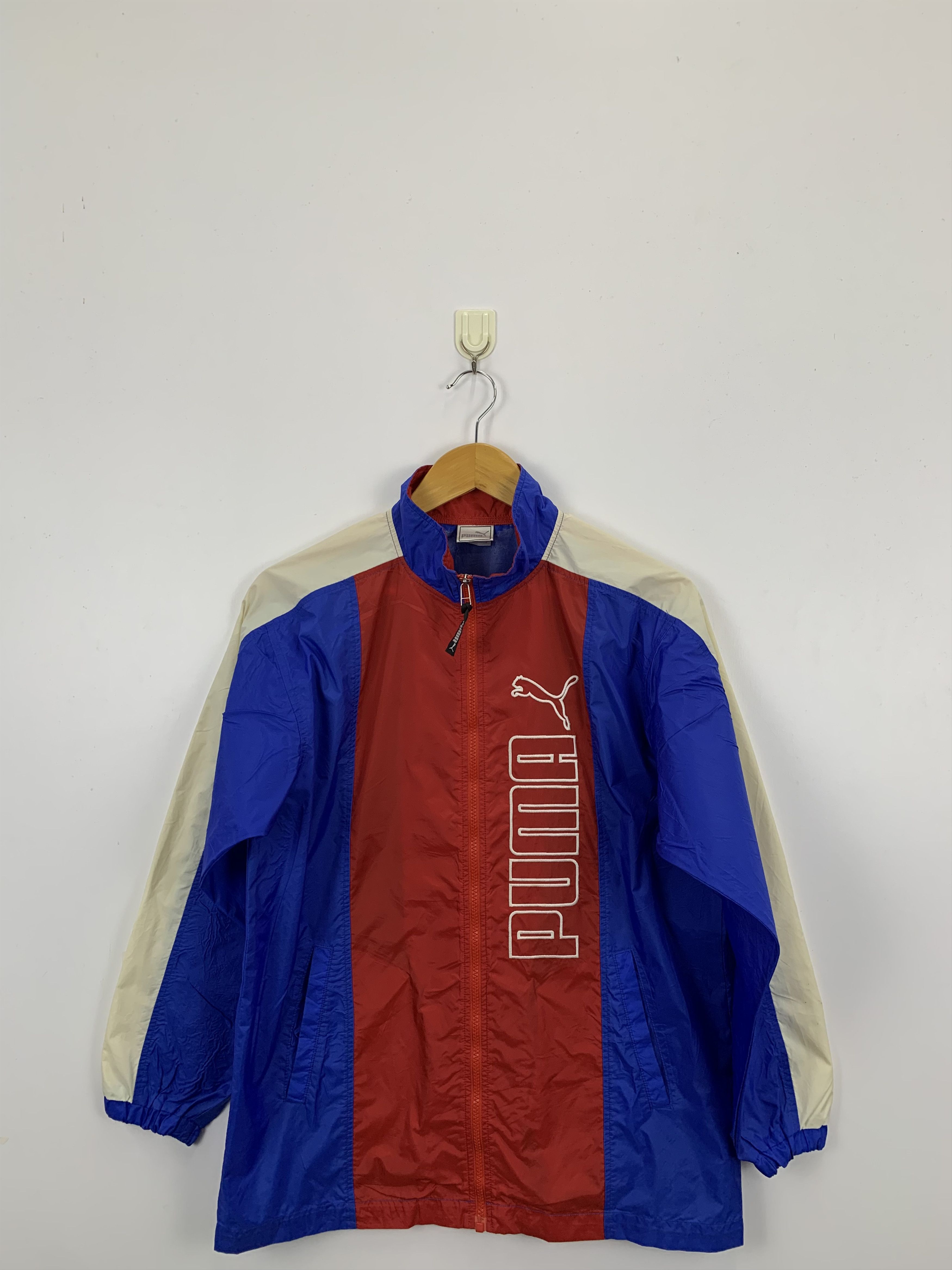 Puma Vintage Vintage Puma Windbreaker Zipper Light Jacket Grailed