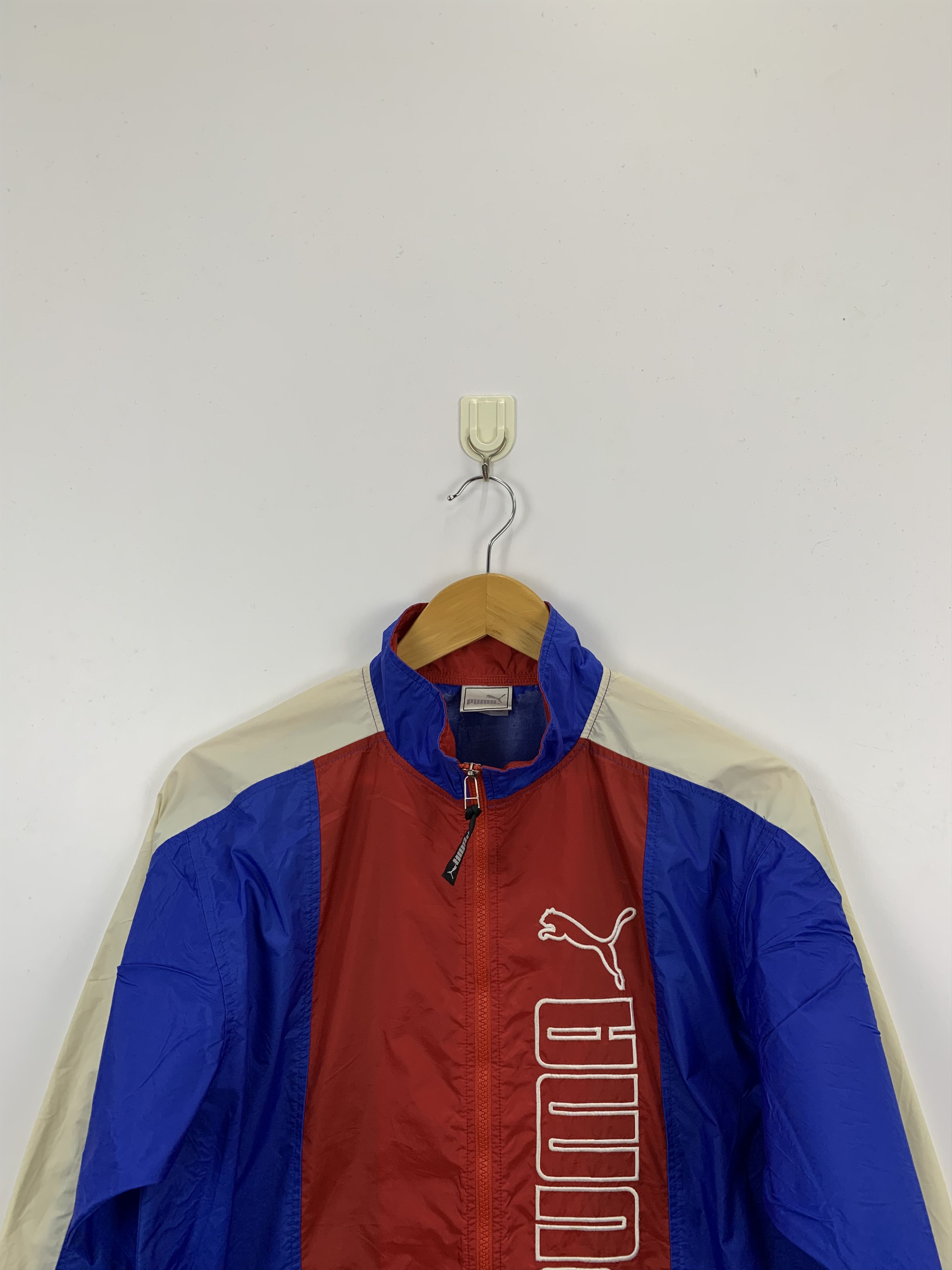 Puma × Vintage Vintage Puma Windbreaker Zipper Light Jacket Size US M / EU 48-50 / 2 - 2 Thumbnail