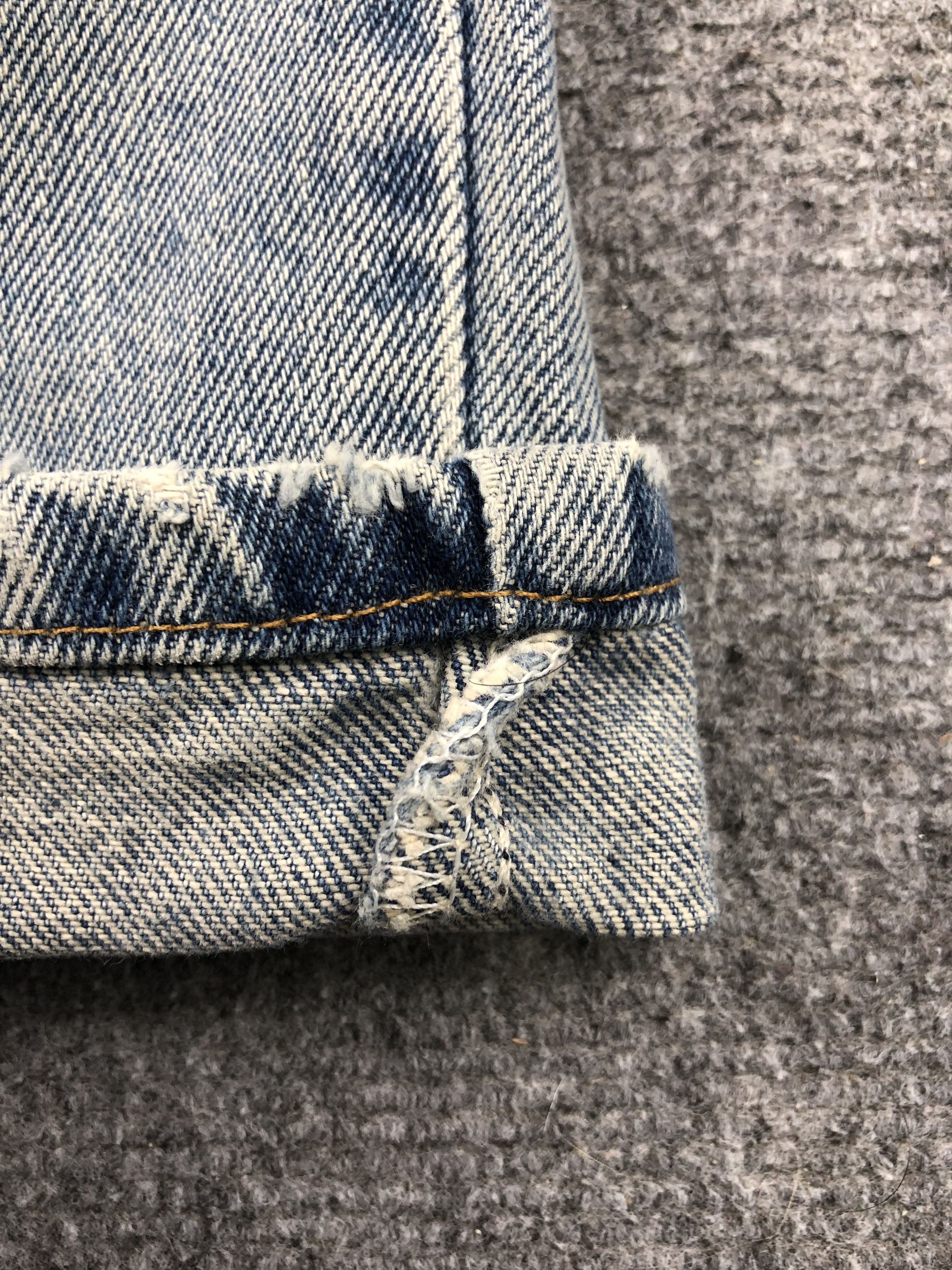 Levi's Vintage 90s Levis 550 Faded Blue Jeans DP1427 Size US 34 / EU 50 - 9 Thumbnail