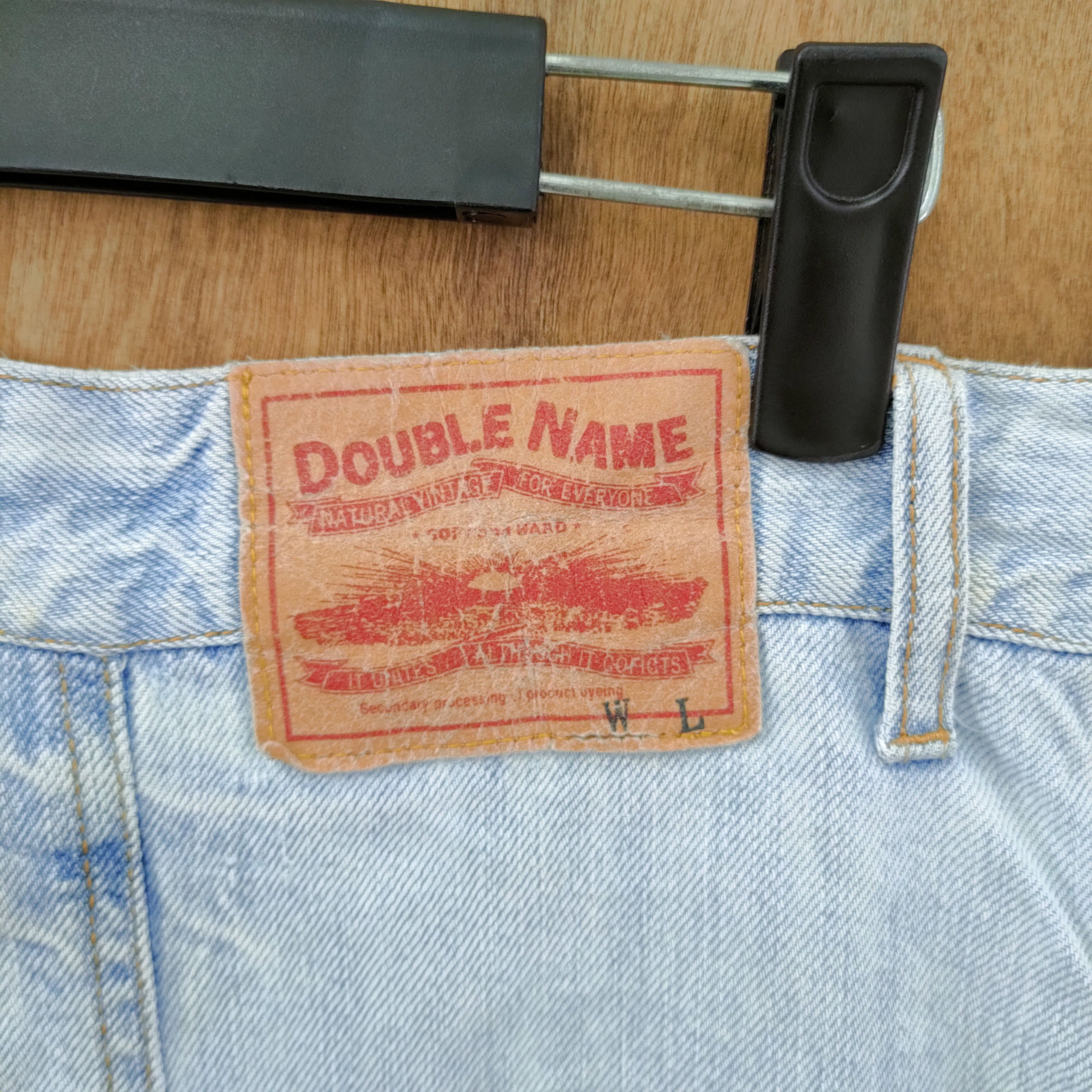 Japanese Brand DOUBLE NAME CURVE LEG JEANS DENIM PANTS/FADED LIGHT BLUE Size US 30 / EU 46 - 10 Thumbnail