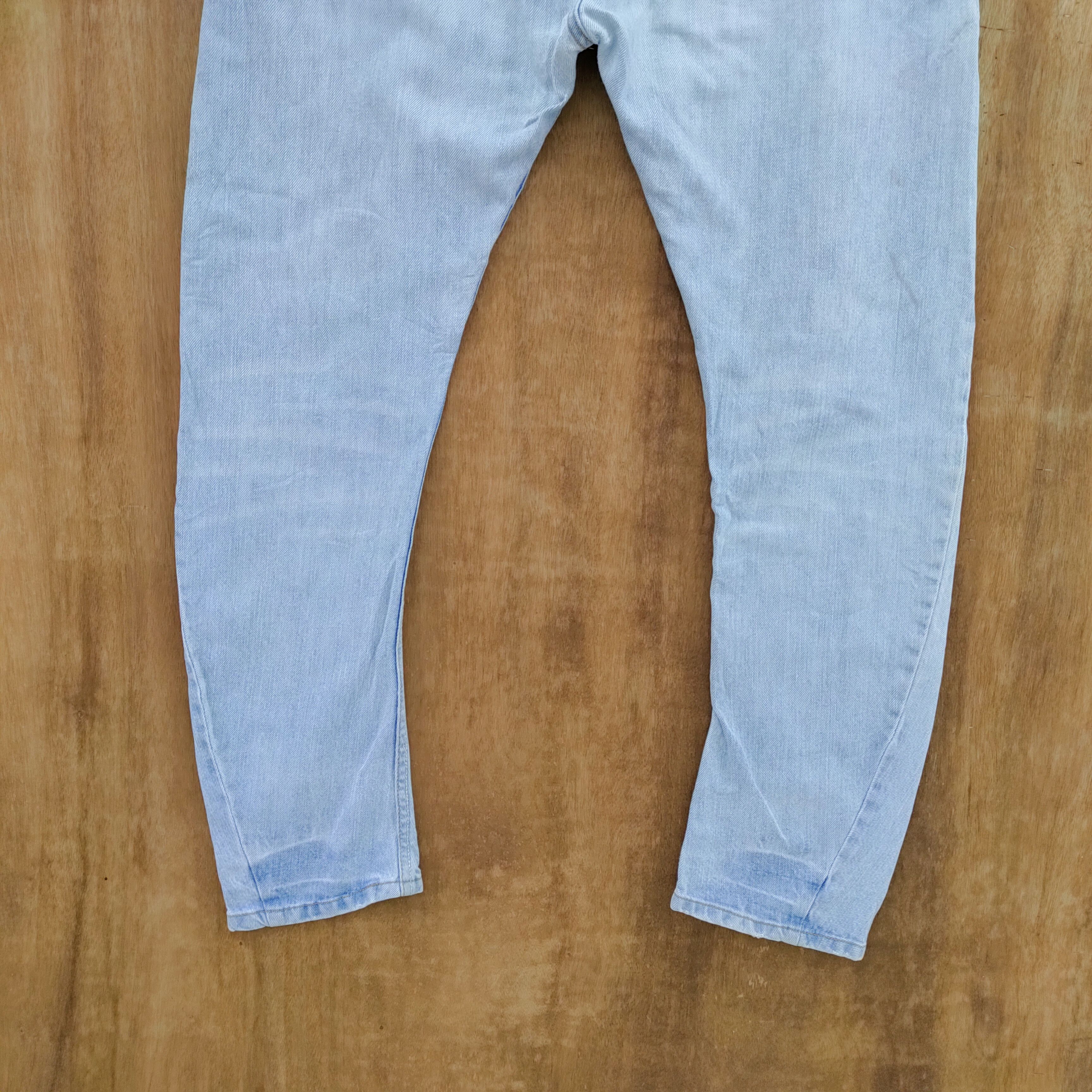 Japanese Brand DOUBLE NAME CURVE LEG JEANS DENIM PANTS/FADED LIGHT BLUE Size US 30 / EU 46 - 9 Thumbnail